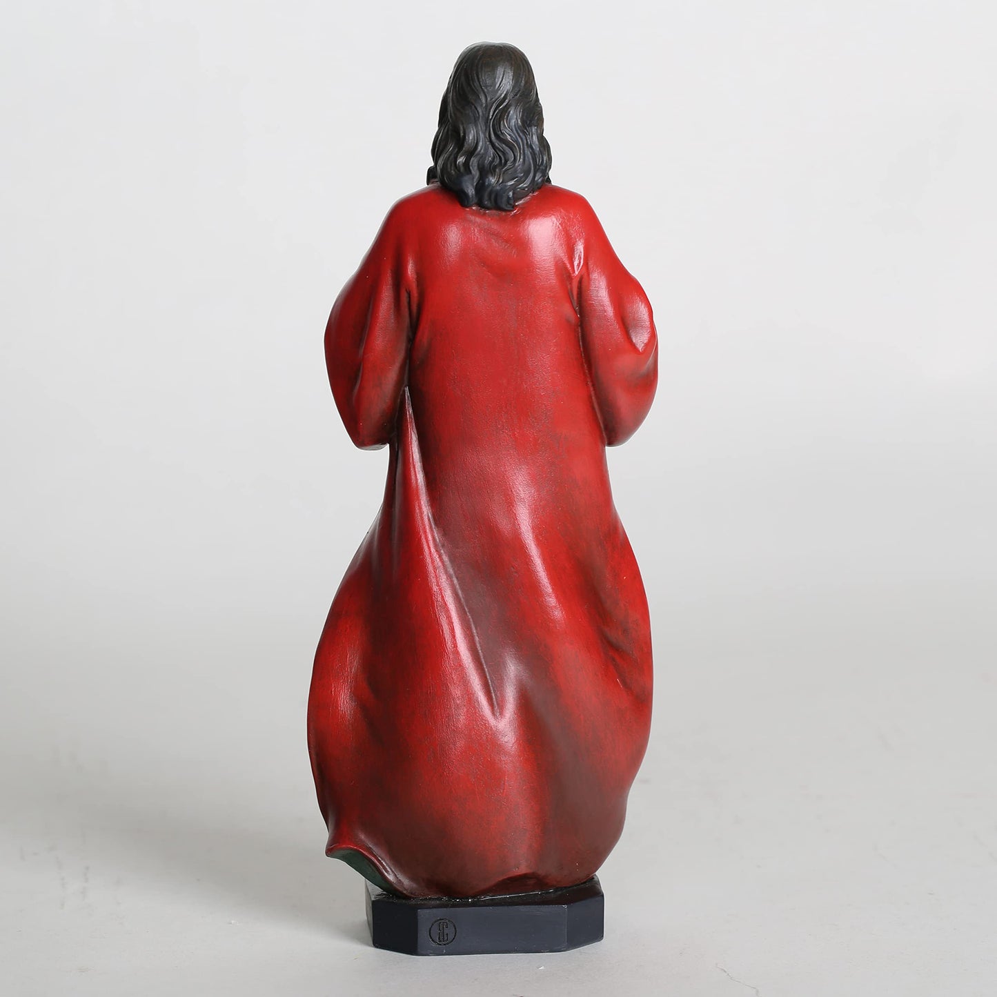 BC Catholic Sacred Heart of Jesus Statue, 10" H Jesus Christ Figure, Religious Catholic Gifts, Inspirational Indoor Home Decor, Hand Painted by Buildclassic