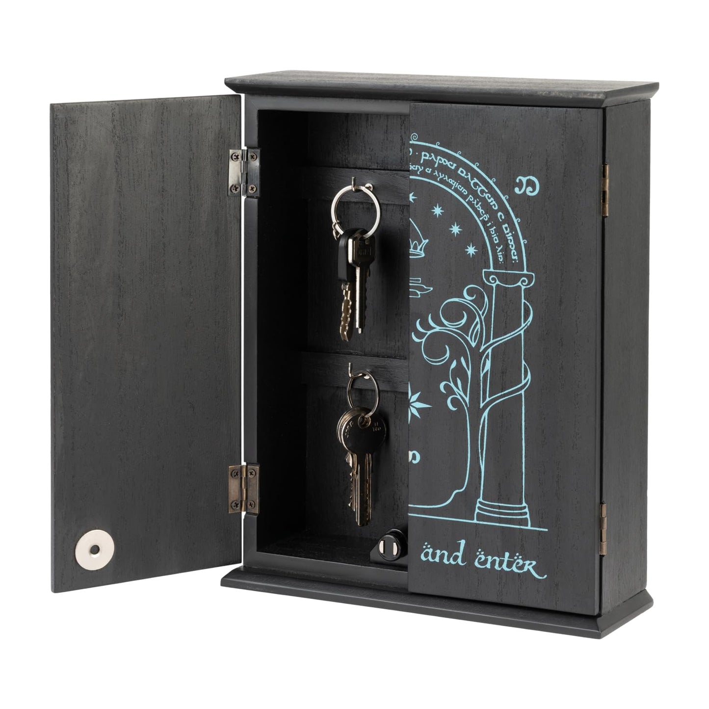 Grupo Erik The Lord of the Rings Key Holder - Doors of Durin Wall Organizer - Hooks, Rack, Hanger - LOTR Gifts and Merchandise