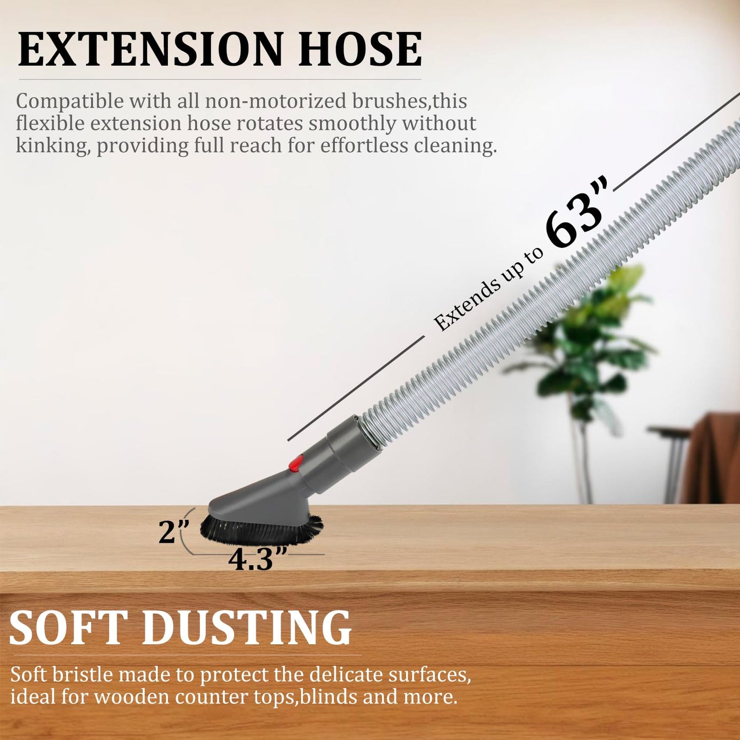 Attachment Kits for Dyson Vacuum Cleaner,Hose,Crevice Tool,Dryer Lint Vac Attachment for Dyson V15 V15s V11 V8 V9 V7 V10 V12 Detect Cyclone Absolute Cordless Handheld Vacuum Cleaner
