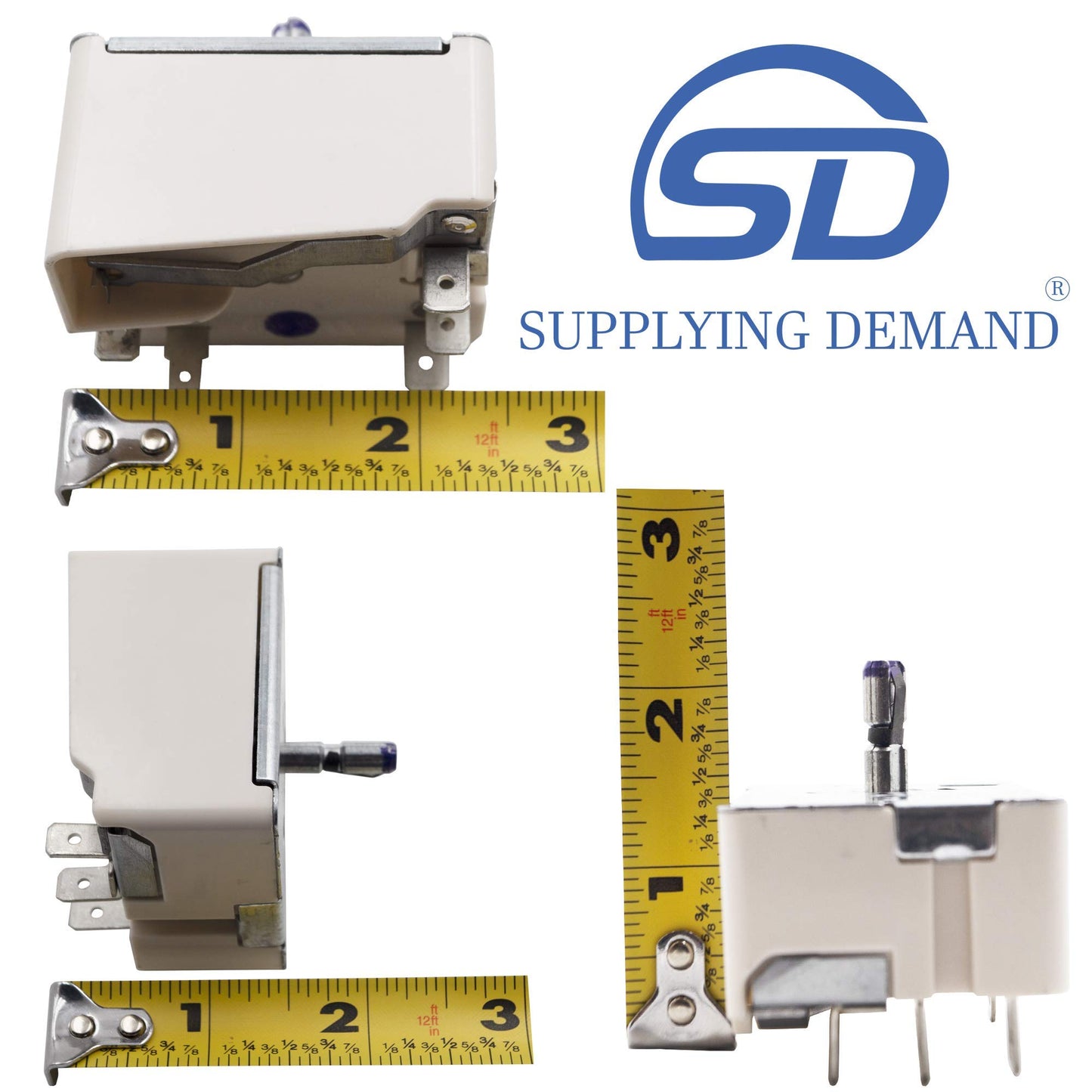 Supplying Demand WB24T10022 769689 Electric Range Infinite Control Switch Replacement 1250W