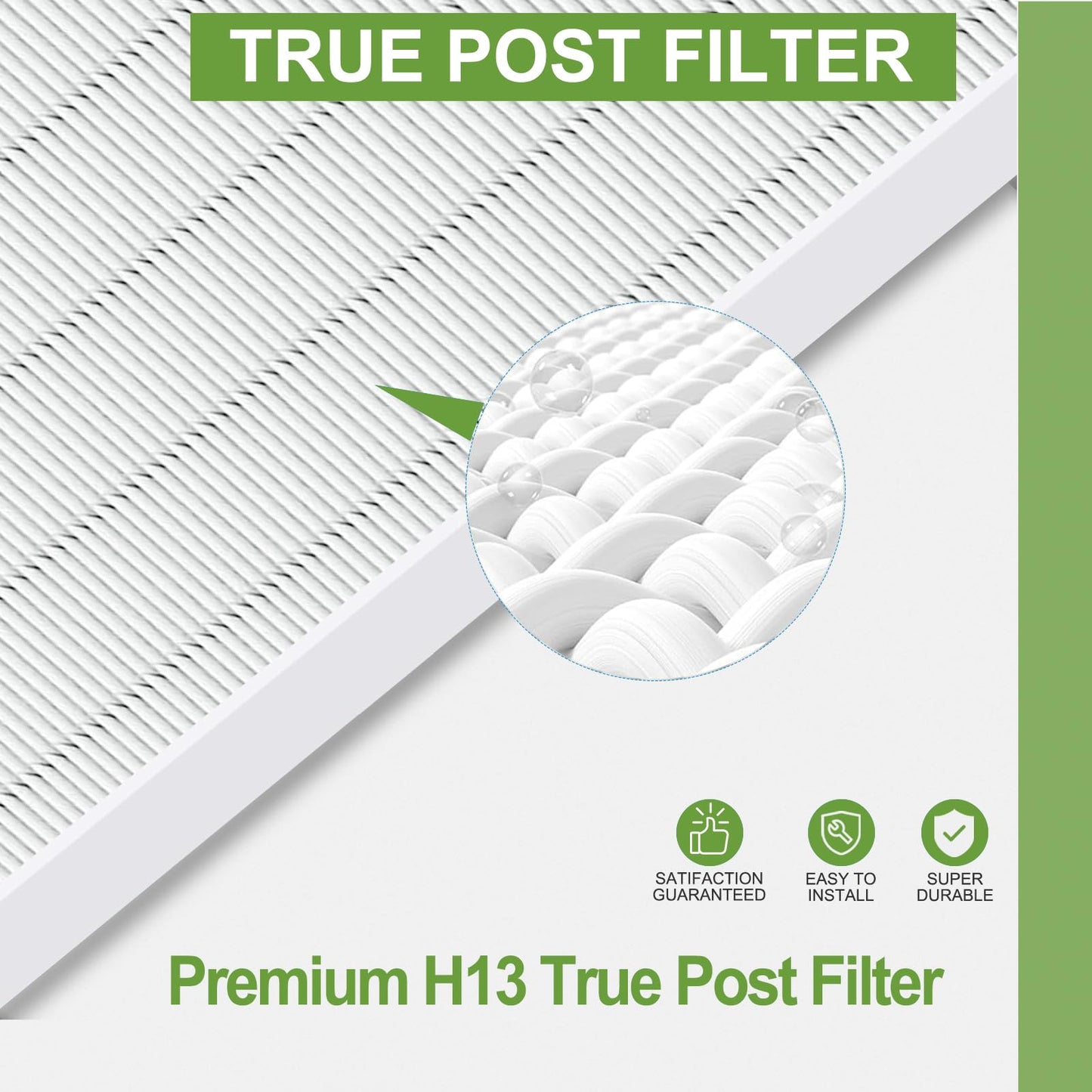 4 Pack 115115 Replacement Filter A Size 21 - Compatible with Winix PlasmaWave C535 5300 5300-2 6300 6300-2 P300 AM90 C909 9800, C535 Filter A