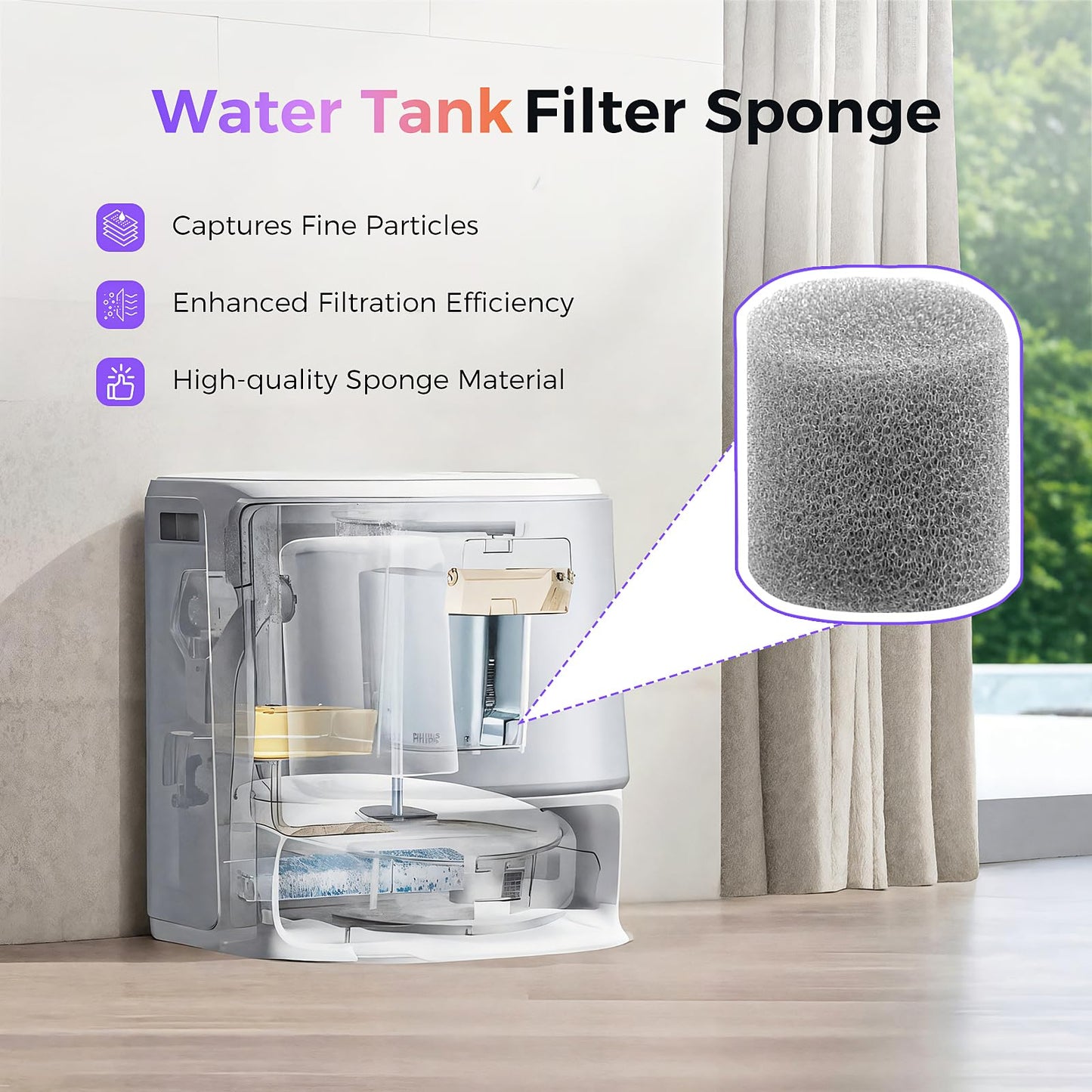 16 Pcs Accessories kit for NARWAL FLOW Robot Vacuum, 1 Zero-Tangling Floating Brush, 4 Dust Bag, 2 Dust Bin Filter, 2 Track Mop, 4 Anti-tang ling Side Brush, 2 Sponge Filter, 1 Clean Tool