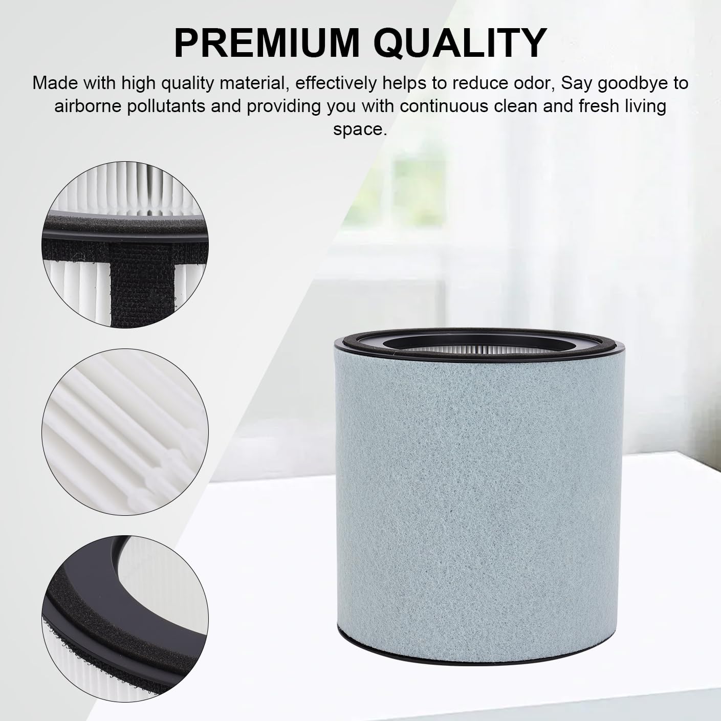 Z-3000 HEPA Filter Replacement for TruSens Z-3000 Air Purifier, 1 HEPA Filter + 3 Activated Carbon + 3 Pre-Filter