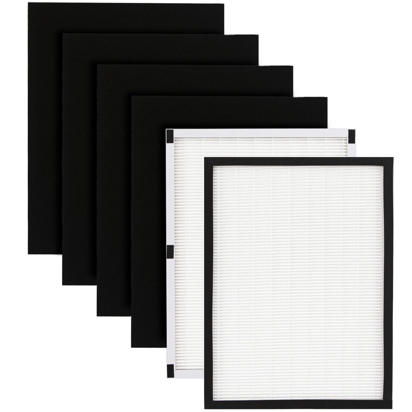 Climestar H13 HEPA Filter Replacement Compatible with Sears/Kenmore 83190 Air Filters fits Kenmore Air Cleaner Models 85250 and 83250 (2-Pack HEPA, 4-Pack Prefilters)