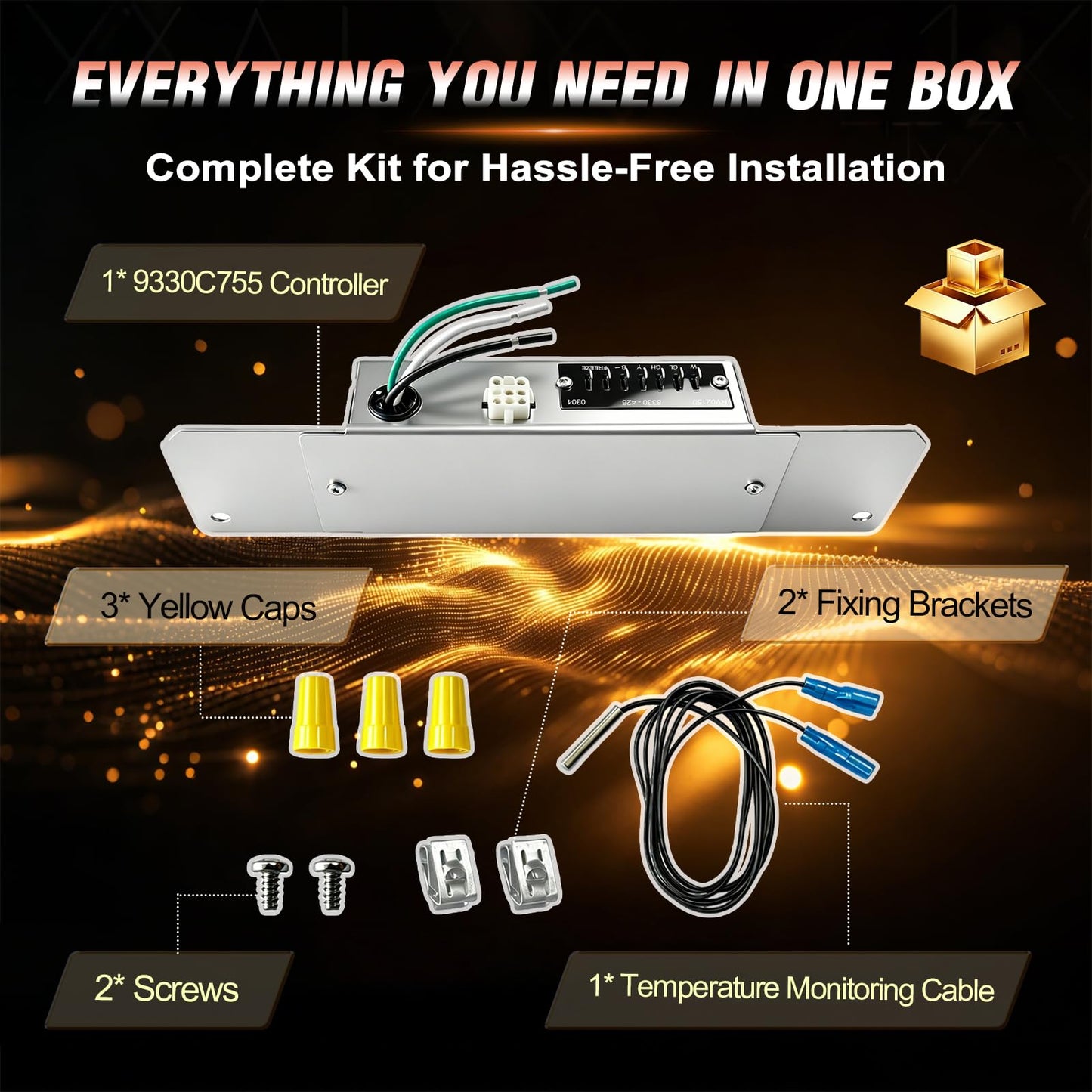 ACA 9330C755 RV Air Conditioners A/C Control Box Assembly Compatible with Coleman Mach 15 RV Air Conditioners