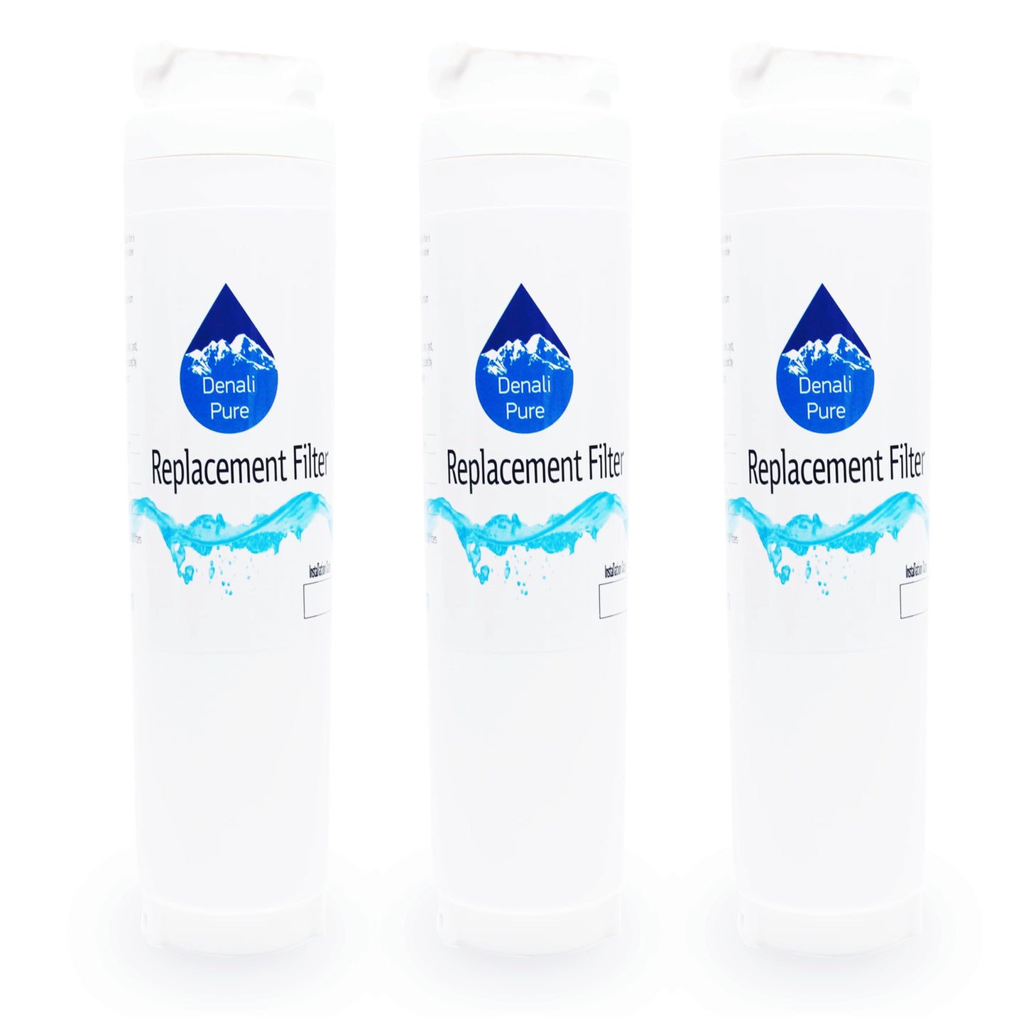 3-Pack Replacement for Bosch B22CS30SNS-01 Refrigerator Water Filter - Compatible with Bosch ULTRACLARITY, 644845 Fridge Water Filter Cartridge