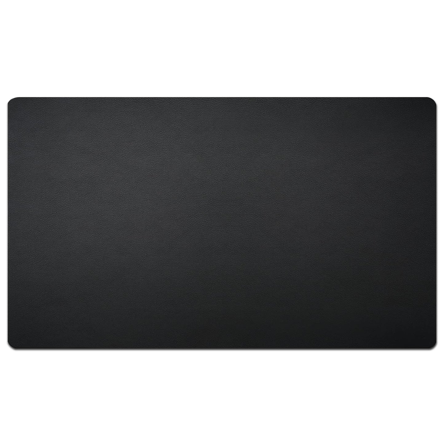 Nekmit Leather Desk Blotter Pad 24 x 14 Inches, Flat, Non-Slip, Waterproof, Black
