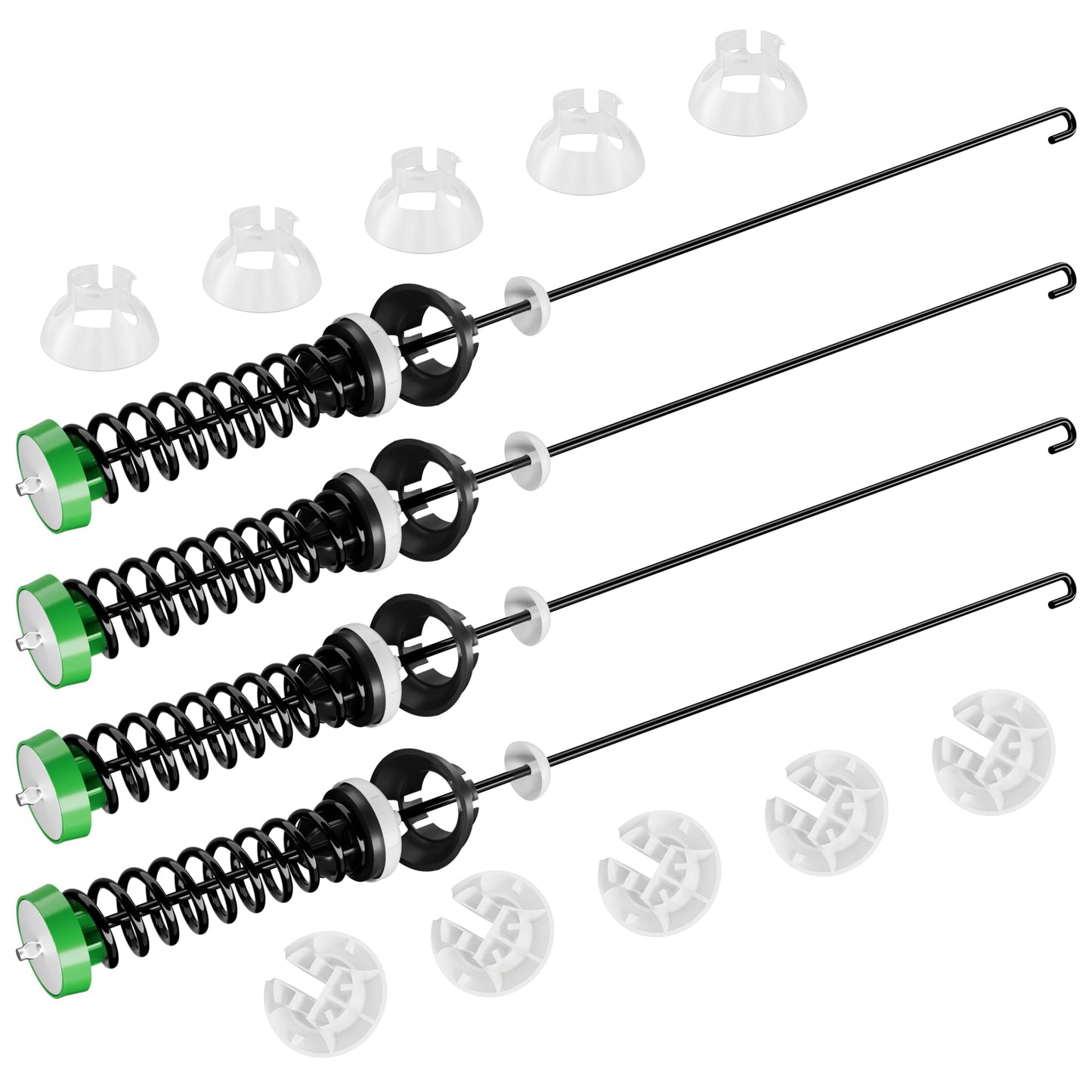 W11130362 WTW5000DW1 WTW5000DW2 WTW5000DW3 MVWX655DW1 MVWC565FW2 MVWC565FW1 Washer Suspension Rod Kit for Whirlpool Maytag Kenmore Washing Machine - Replace W10594080 W10748956 W10735786