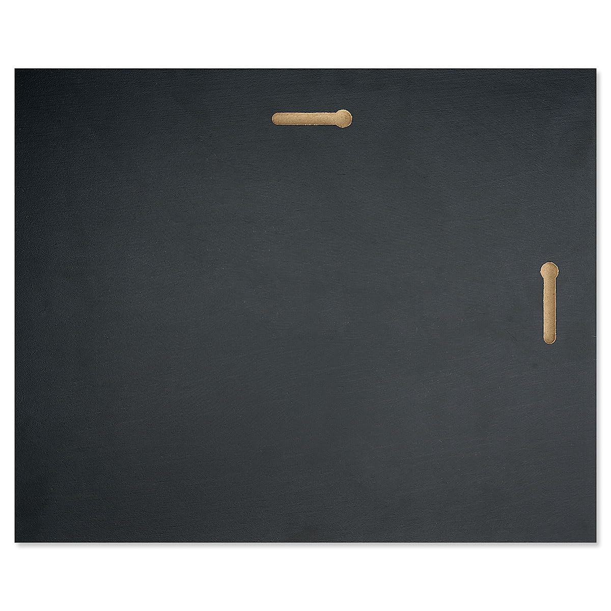 Fine Stationery Flat Black Certificate Award Plaque - Slide-In 8.5" x 11" Certificate or Diploma, Wood Wall Frame, 11 inches by 13.5 Inches