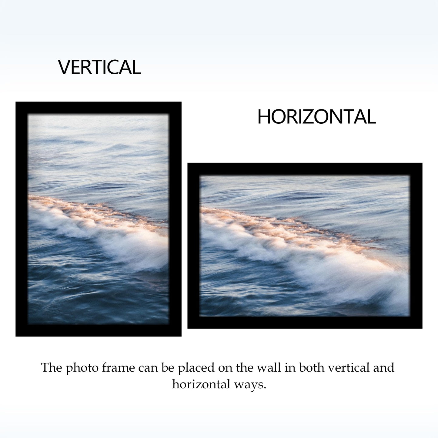 Fisnish 27x40 Poster Frame Black, 27x40 inch Movie Poster Frame with HD Plexiglass Durable and Scratch-proof for Horizontal or Vertical Wall Mounting, 1 Pack