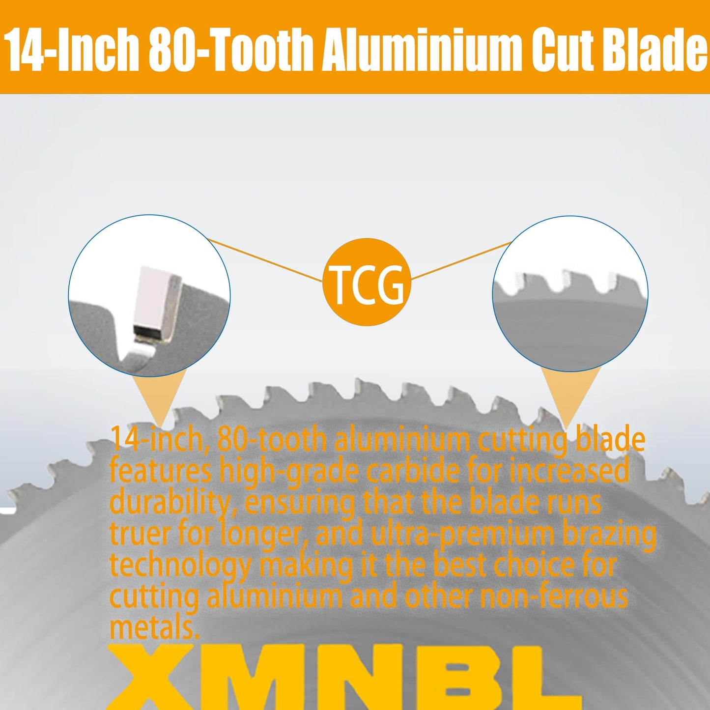 14 Inch Stainless Steel Cutting Saw Blade,Replacement for Evolution 14 Inch Metal Saw Blade,Compatible with Evolution S355CPS S355CPSL S380CPS Metal Cutting Saws,14 x 90 Teeth,1 Inch Center Shaft