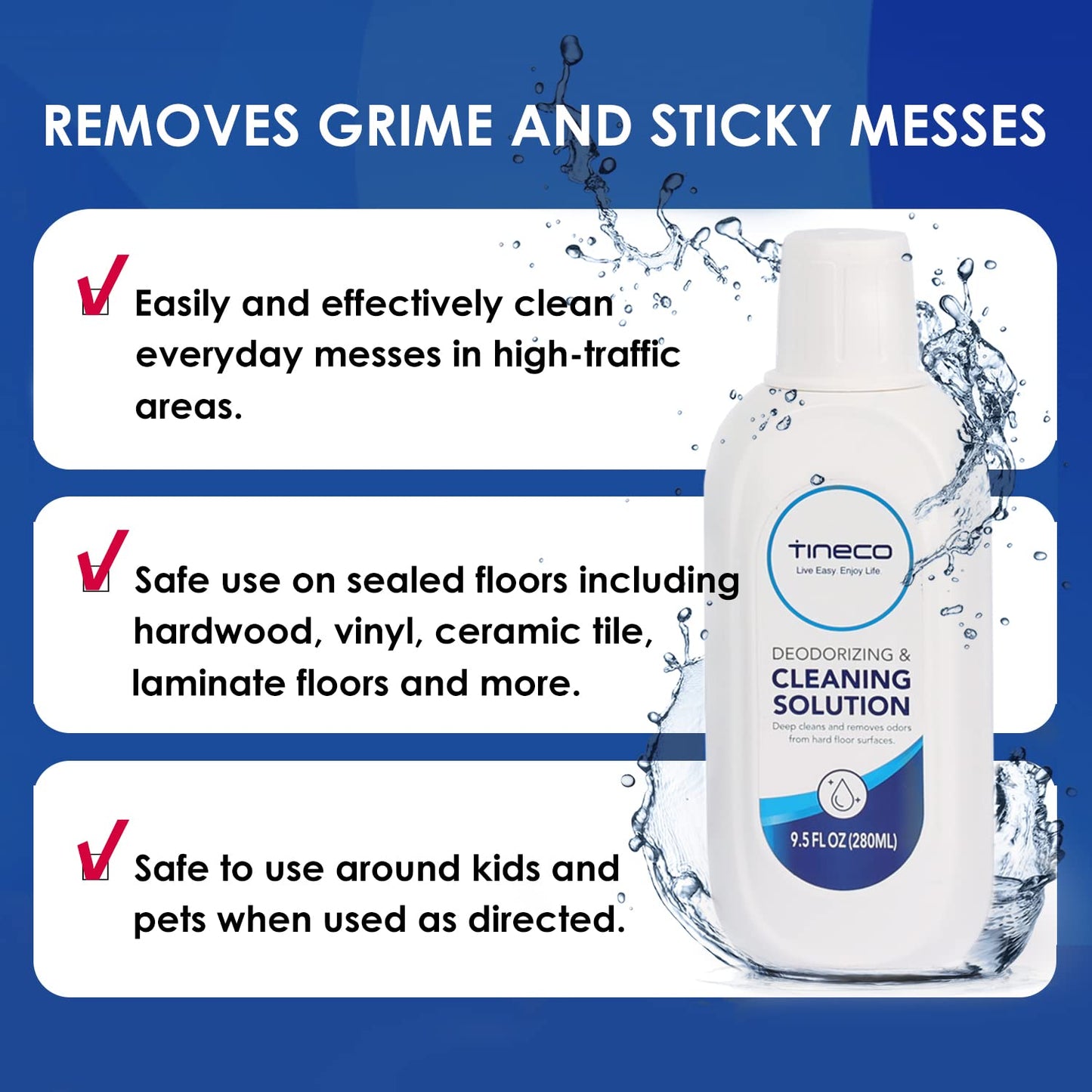 Tineco Floor ONE S5 / iFLOOR 5 Breeze Complete Cordless Stick Vacuum Mop Replacement, HEPA Assembly & Brush Roller & 280ml Solution Set, Not for S5 Combo and Any Other Model