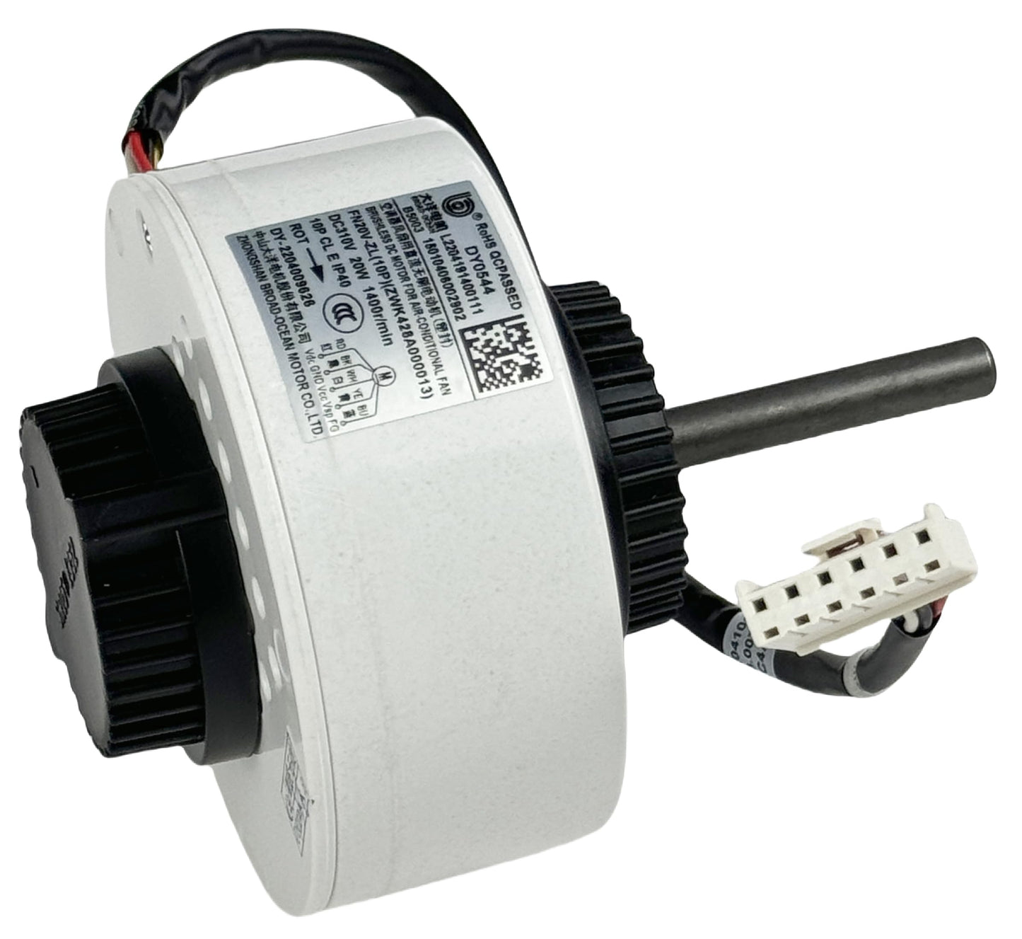 Air Conditioner Motor FN20V-ZL (ZWK428A000013) DC310V Brushless DC Motor for GREE Central air Conditioner,20W 1400r/min DC Fan Motor 3 Years Warranty