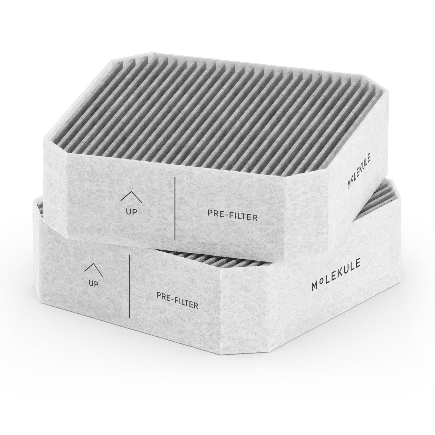 Molekule Air Pre-Filter - Authentic Molekule High Efficiency Pre-Filter Replacement System - Captures Pet Hair, Dust & Large Particles - Purifier Maintenance for Improved Air Quality - 2-Pack