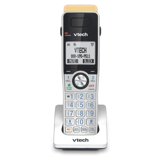 VTech IS8101 Accessory Handset for IS8151 Phones with Super Long Range up to 2300 Feet DECT 6.0, Call Blocking, Connect to Cell, Headset jack, Belt-clip, Power backup, Intercom and Expandable to 12 HS