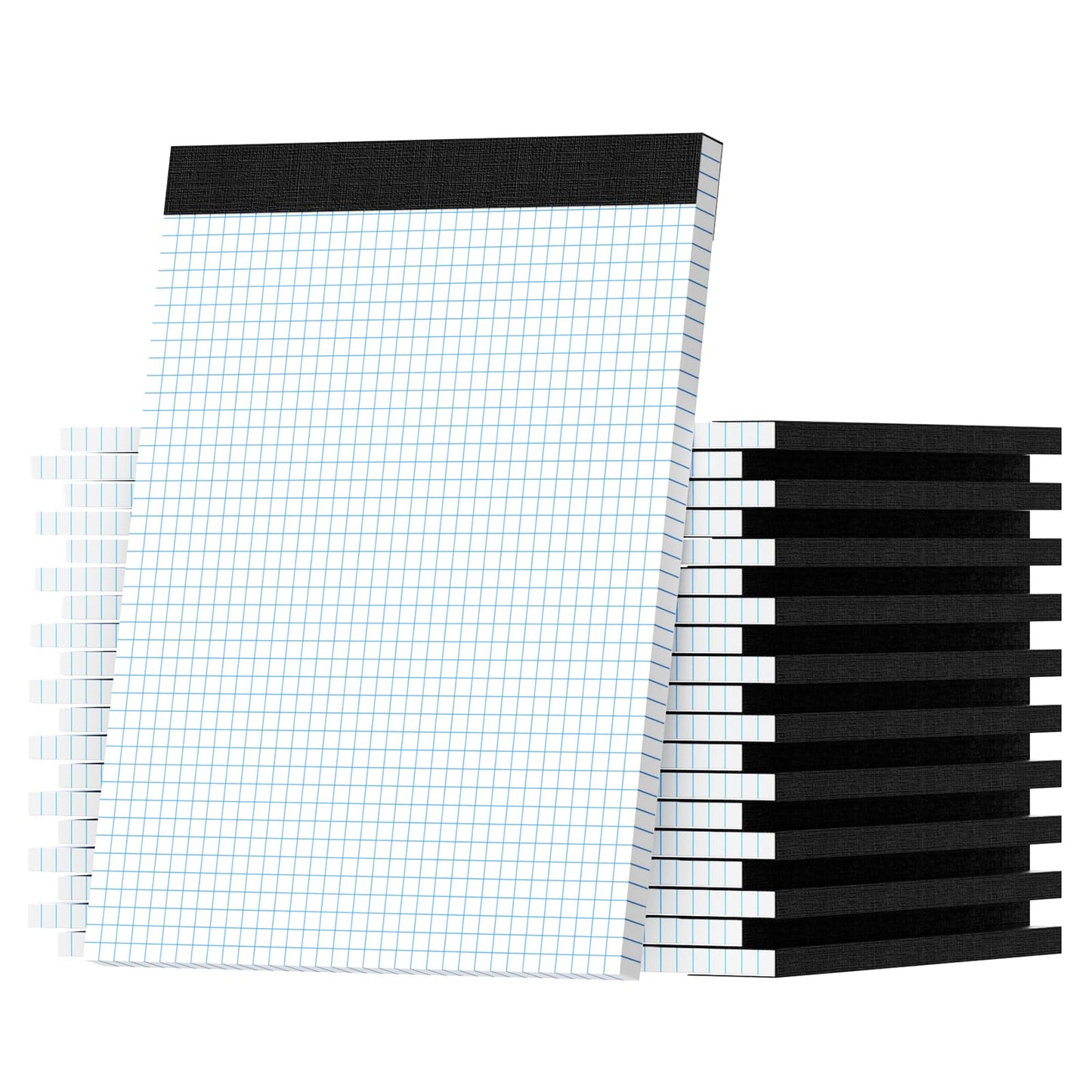 Ciphyfee Graph Paper 8.5 X 11, 20 Pack, 4x4 Quad Ruled, Grid Paper Pad 8-1/2" X 11.75", Grid Pad 8.5 X 11.75, Engineering Notebook, Easy Tears Off, White 70 Gsm Graft Paper