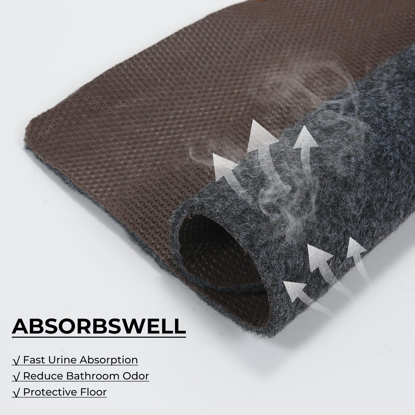 12PCS Urinal Mats, Urinal Mats for Men Bathroom, Non-Slip Urinal Mat, Water Absorption Deodorization Urinal Mat, Commerical Disposable Urinal Pads, for Men’S Restroom Urine Eliminating Odor（Black）