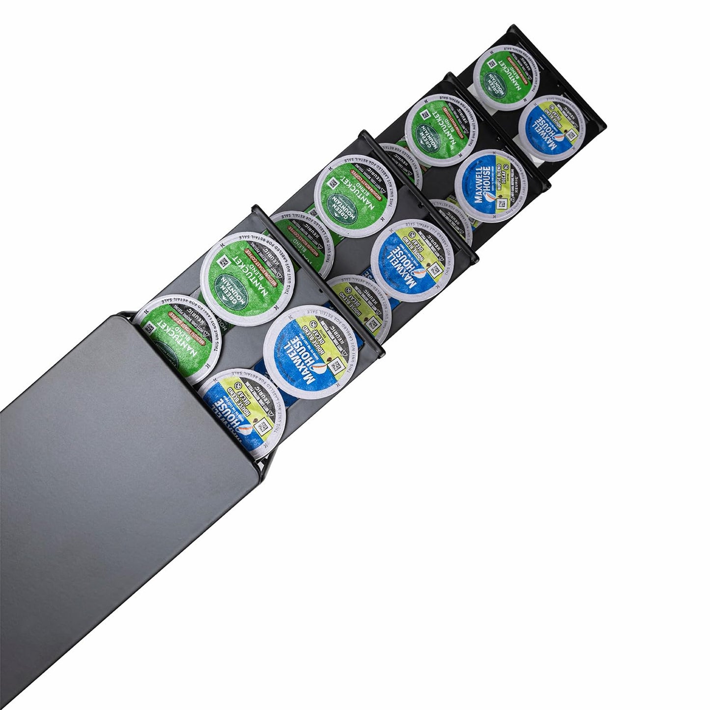 FlagShip K Cup Holder for Keurig Pod K Cup Storage 4 Tier K Cup Drawer Organizer for Counter (56 Pods Capacity)