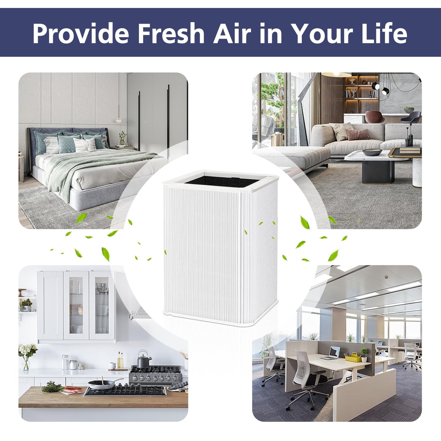 121 Replacement Filter Compatible with Blueair Blue Pure 121 Air Purifier, 2-in-1 HEPA Filters with Parti-cle and Activated Carbon Replacement Filter, 1 Pack