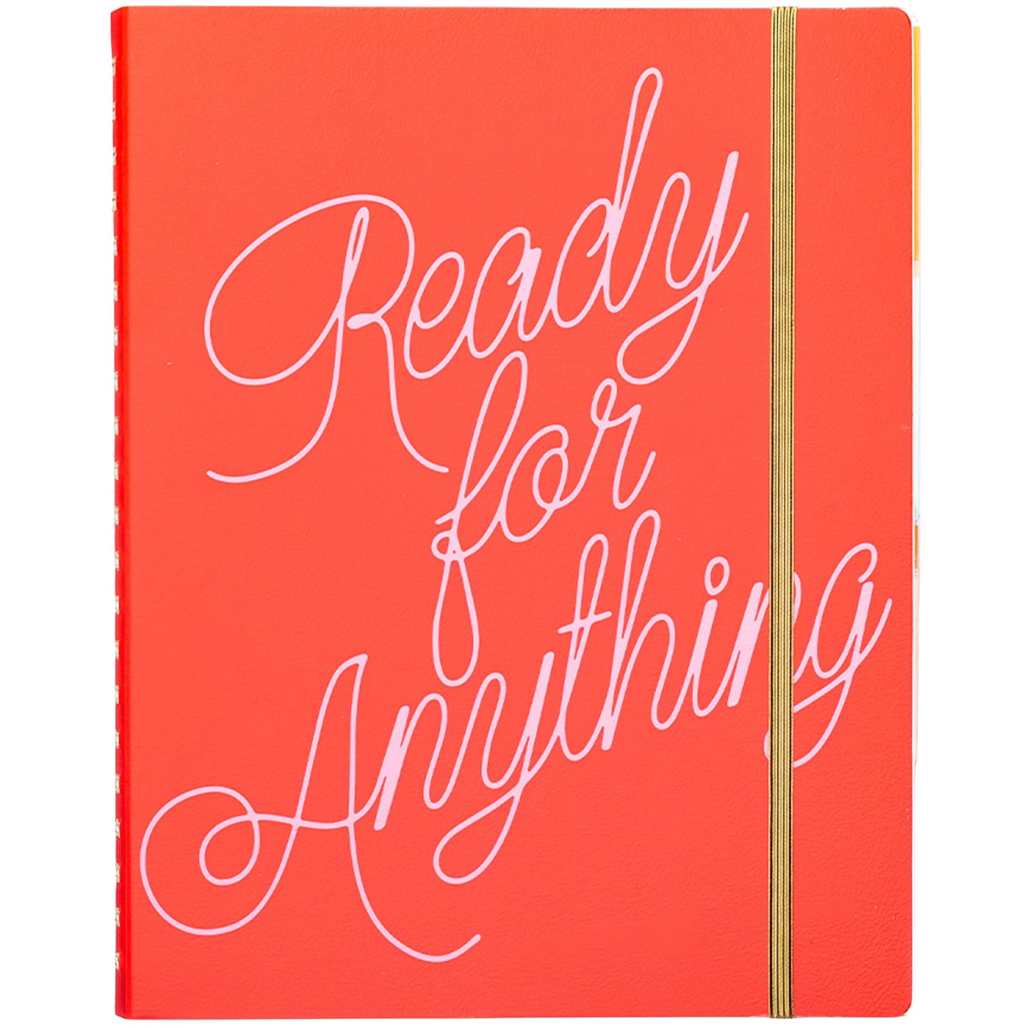 ban.do Undated Weekly Planner, Semi-Concealed Spiral Notebook with Stickers, To-Do Lists, Guided Wellness Journal, Daily Organizer for School or Office (Ready for Anything)
