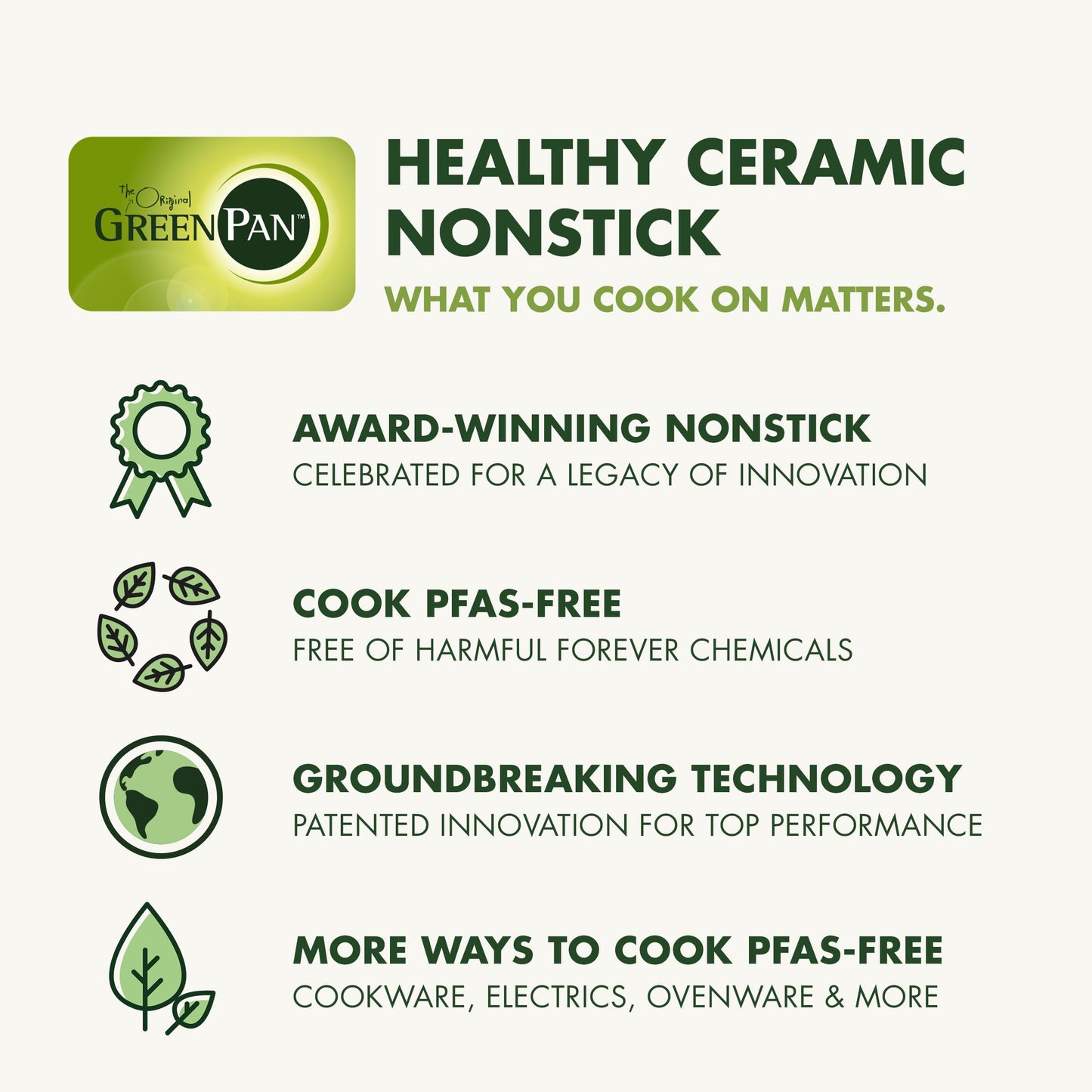 GreenPan Swift Healthy Ceramic Nonstick, 8" Frying Pan Skillet, Stainless Steel Handle, PFAS-Free, Dishwasher Safe, Oven Safe, Black