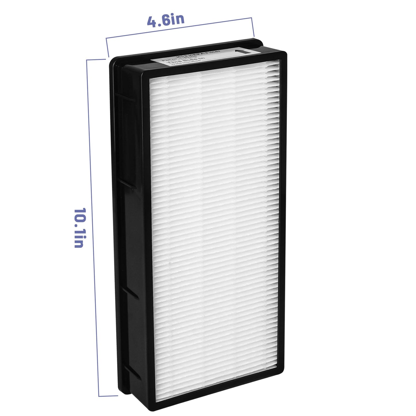 Popurure 1183900 Replacement Filter Compatible with Whirlpool Filter 1183900 817500 Air Purifier, Models APT30010M APT40010R APT42010M APT50010M APMT2001M, with 2 H13 HEPA Filters+4 Pre-Filters