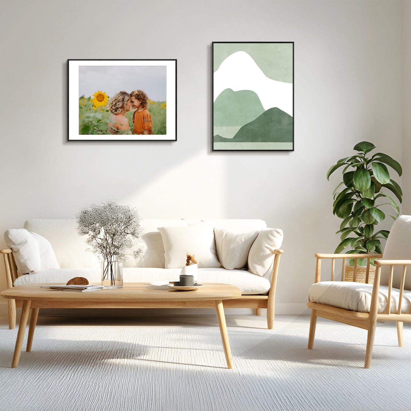 Golden State Art - 18x24 Aluminum Picture Frame - with Mat for 16x20 Photo or Without Mat for 18 x 24 Poster - Real Glass Cover - Simple and Elegant Decor for Wall Mounting - 1 Pack - Black