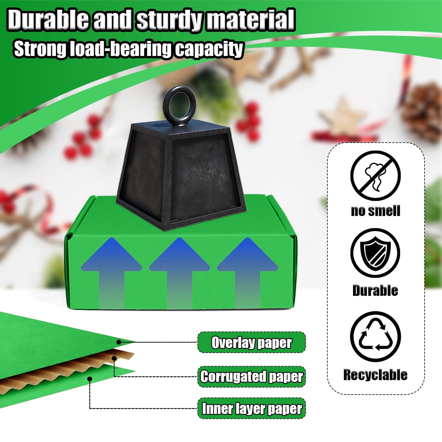Small Shipping Boxes, 50 Pack Cardboard Box Corrugated Mailer Boxes Small Corrugated Boxes For Shipping Packaging Craft Gifts Giving Products, 6 x 4 x 1.6 Inches (Grass Green)