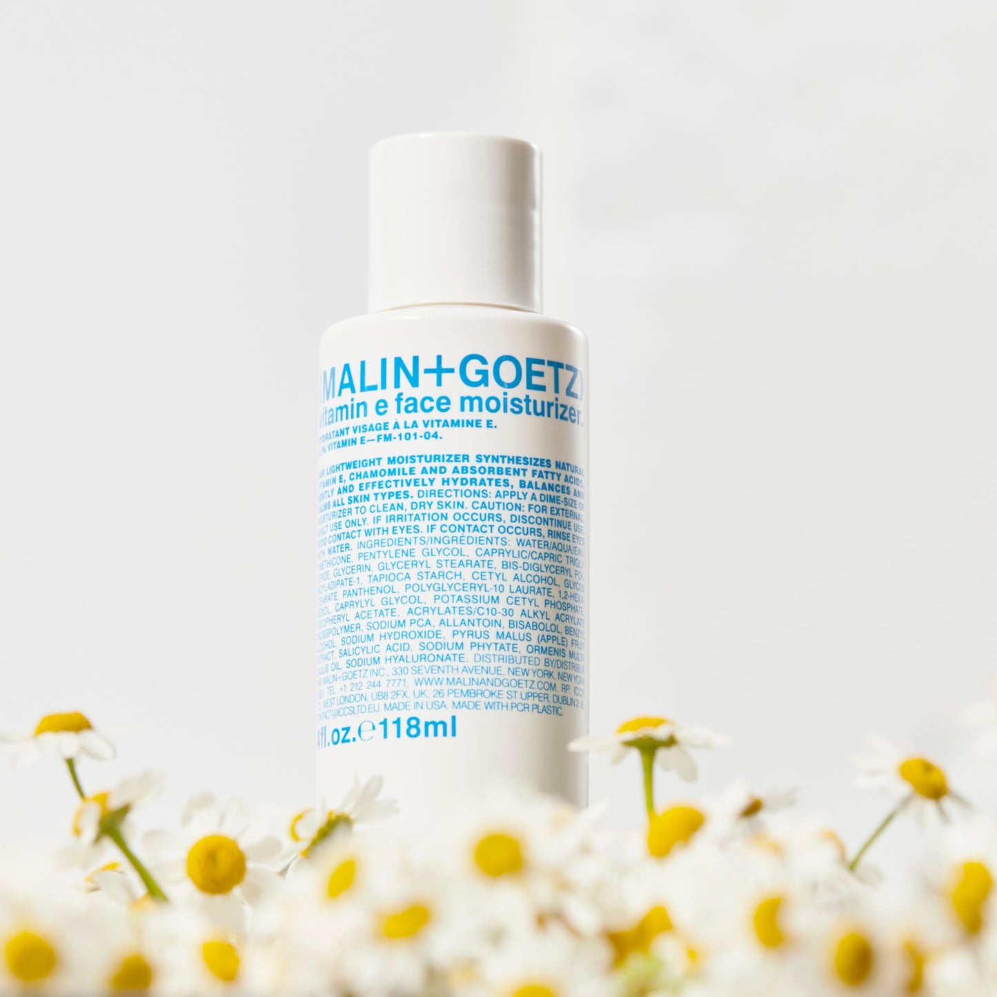 Malin + Goetz Vitamin E Face Moisturizer for Women & Men, 4 Fl. Oz. – Hydrating Face Cream, Face Lotion for Dry Sensitive Skin, Vegan & Cruelty-Free