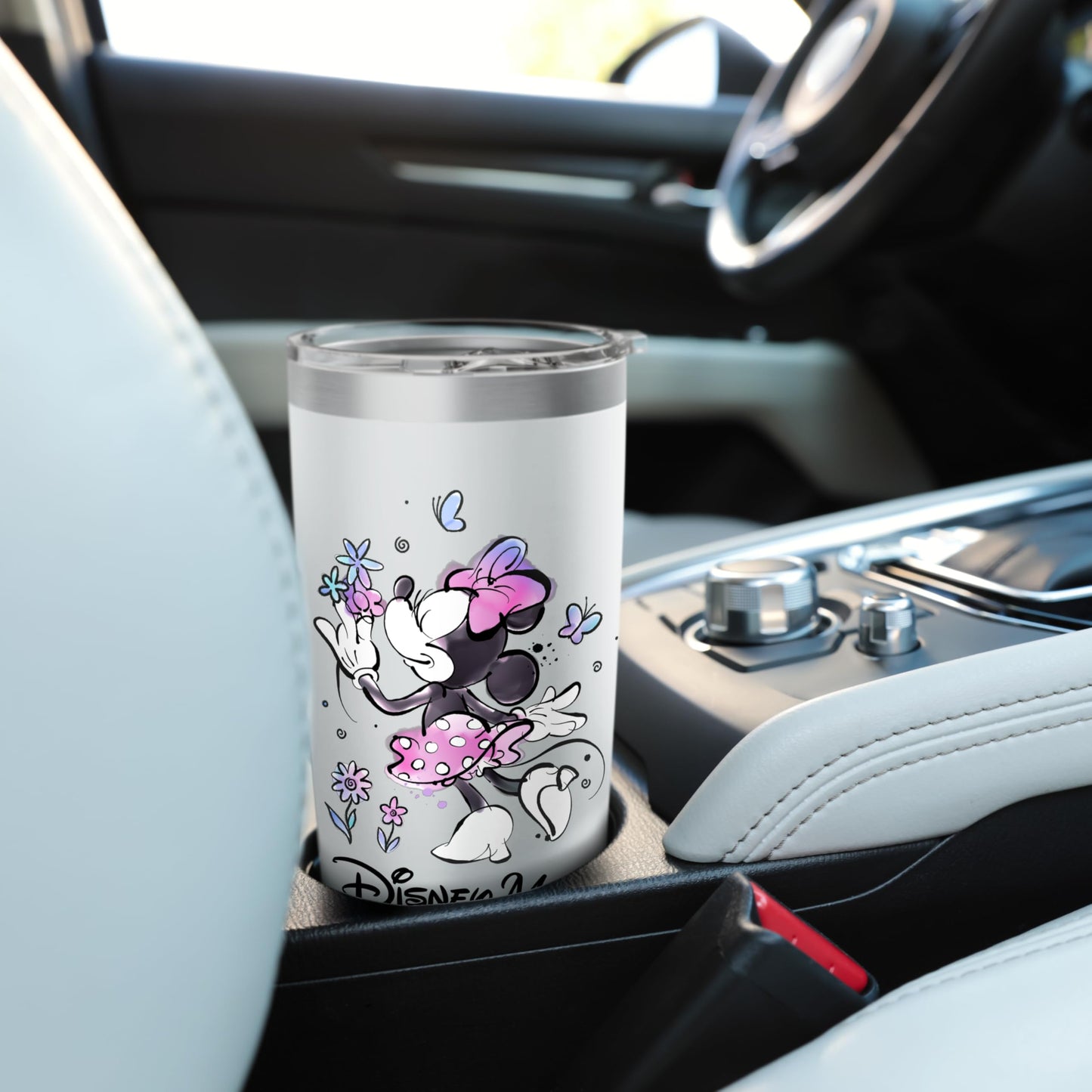 Disney Mom Minnie & Flowers Family Trip Mother’s Day Gift Stainless Steel Insulated Tumbler