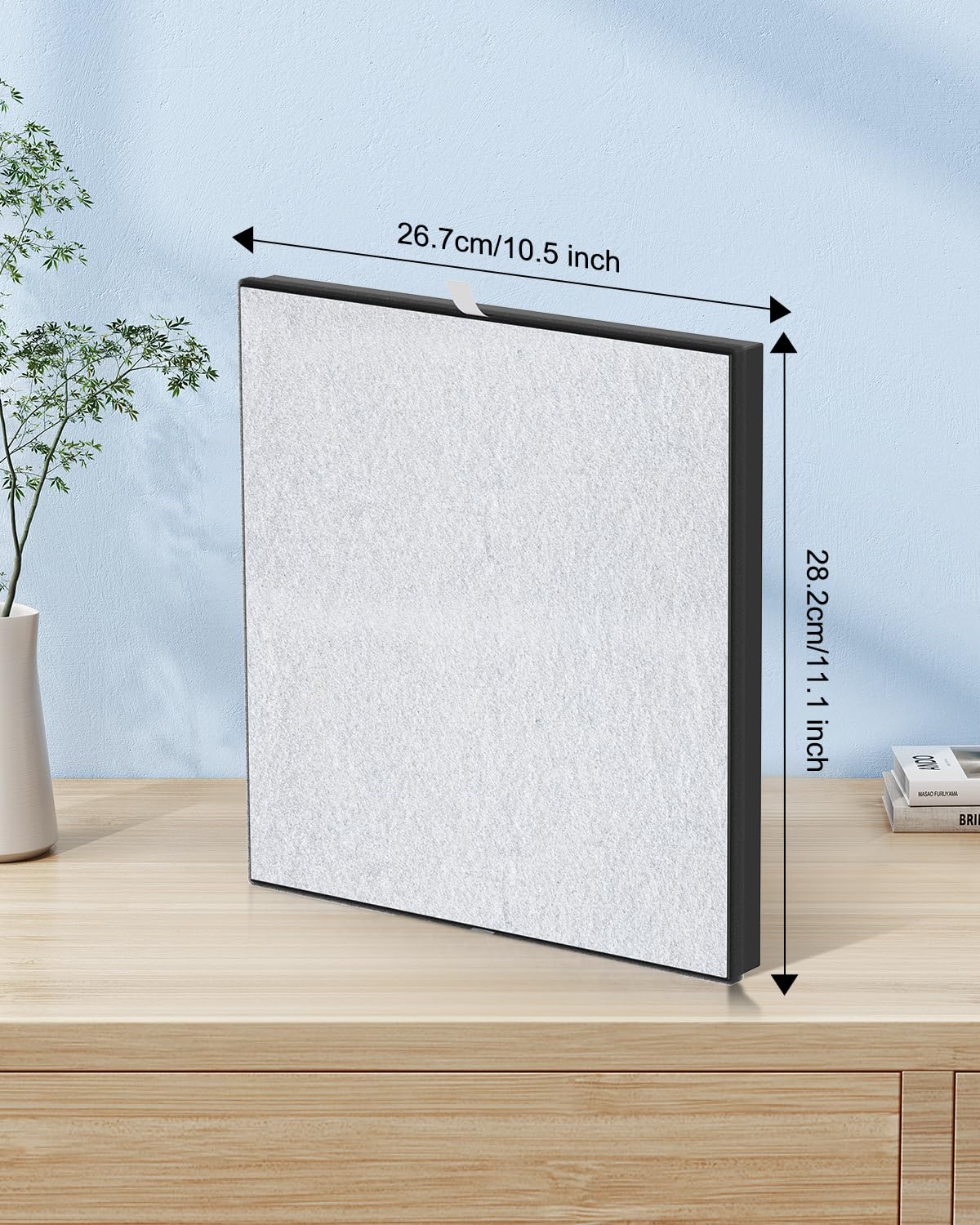 Mooka Genuine Mode PR1 Air Purifier Replacement Filter, H13 True HEPA Air Purifiers for Home Large Room up to 2200sq.ft, with Washable Pre Filter, Removes Pollen Dander Smoke Pet Hair Dust