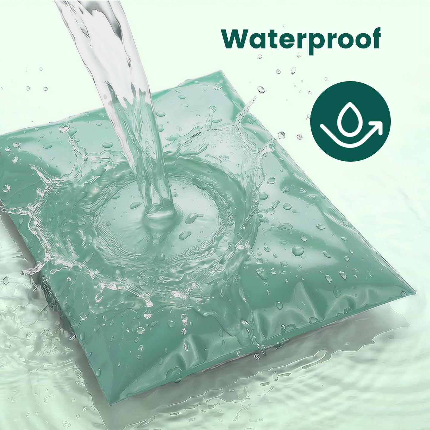 Metronic Poly Mailers 14.5x19 400PC, Large Poly Mailers for Small Business Self-Seal Shipping Bags for Clothing, Shipping Envelopes, Packaging Bags, Mailing Poly Bags，Grayed Jade Green