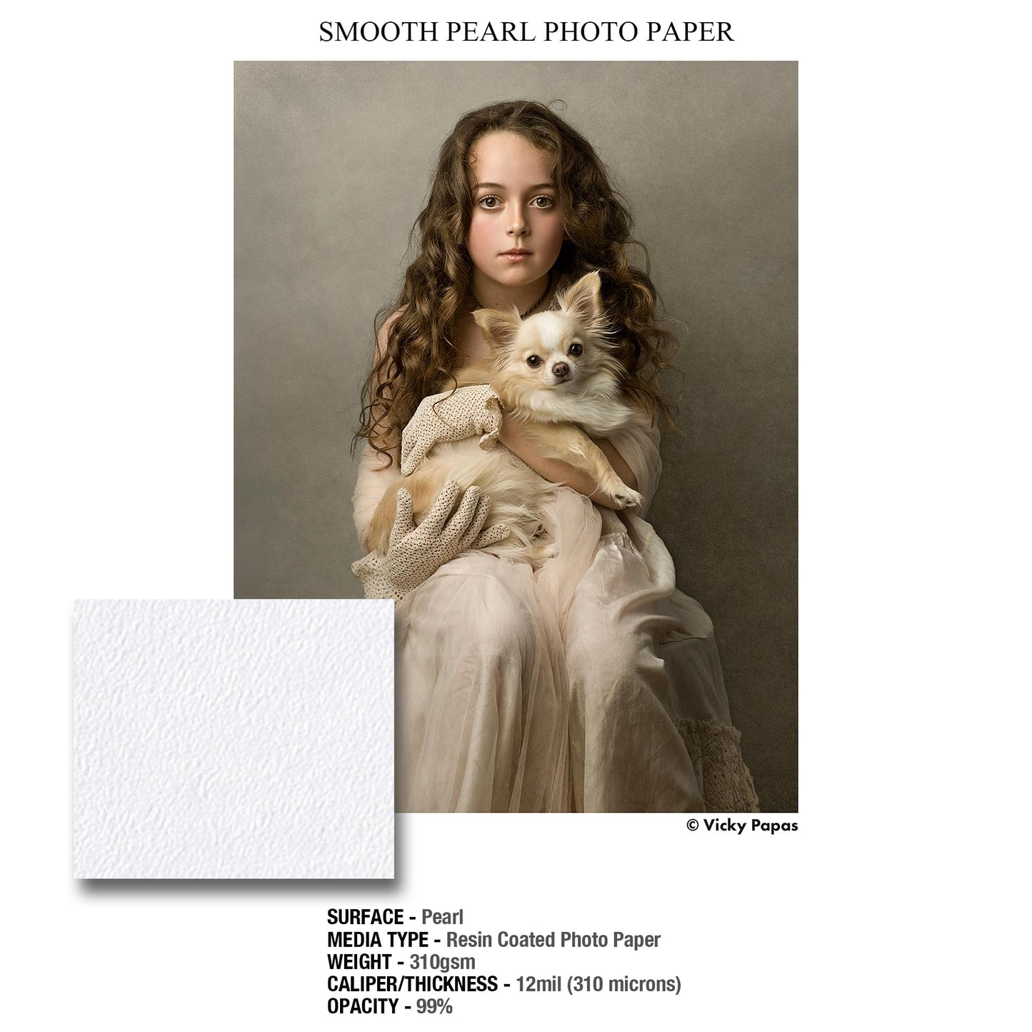 ILFORD Galerie 4x6” (100 Sheets) Smooth Pearl Instant Dry Archival Photo Inkjet Paper 12mil / 310gsm for Dye and Pigment Ink Printers, Color and Black and White, Made in Germany