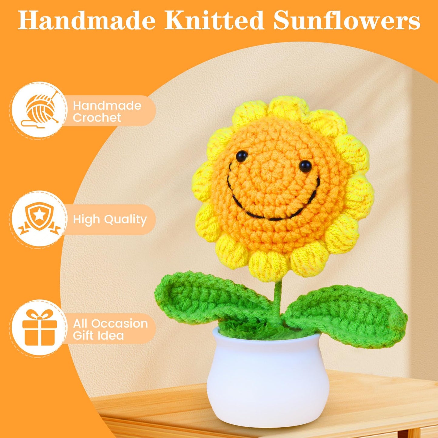 Sunflower Gifts Baskets for Women-7 Pcs Unique Birthday Gift for Sister, Fun Get Well Basket after Surgery for Female, Self Care Package for Teen girl, Cheer Up Set, Feel Better Sunshine Box