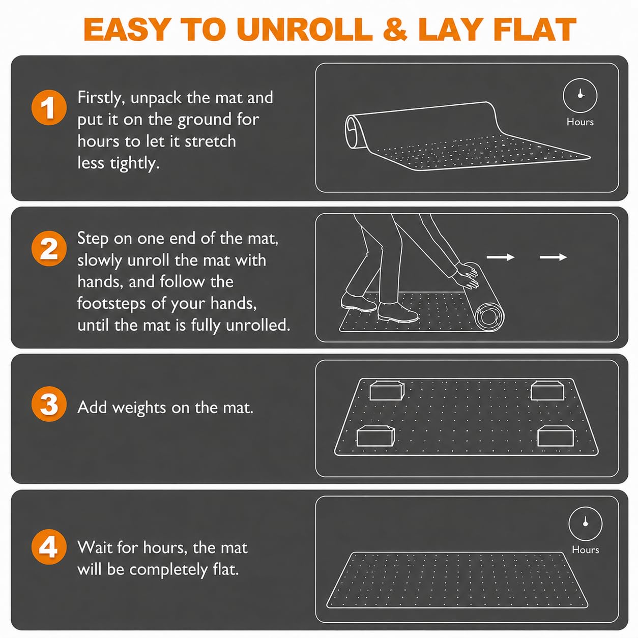 Chair Mat for Carpet- Low Pile (1/4" Thick) Carpet Protector for Office Gaming Computer Desk Chair. Heavy Duty Desk Chair Mat for Carpeted Floors, Semi Transparent (with Lip (Thickened)