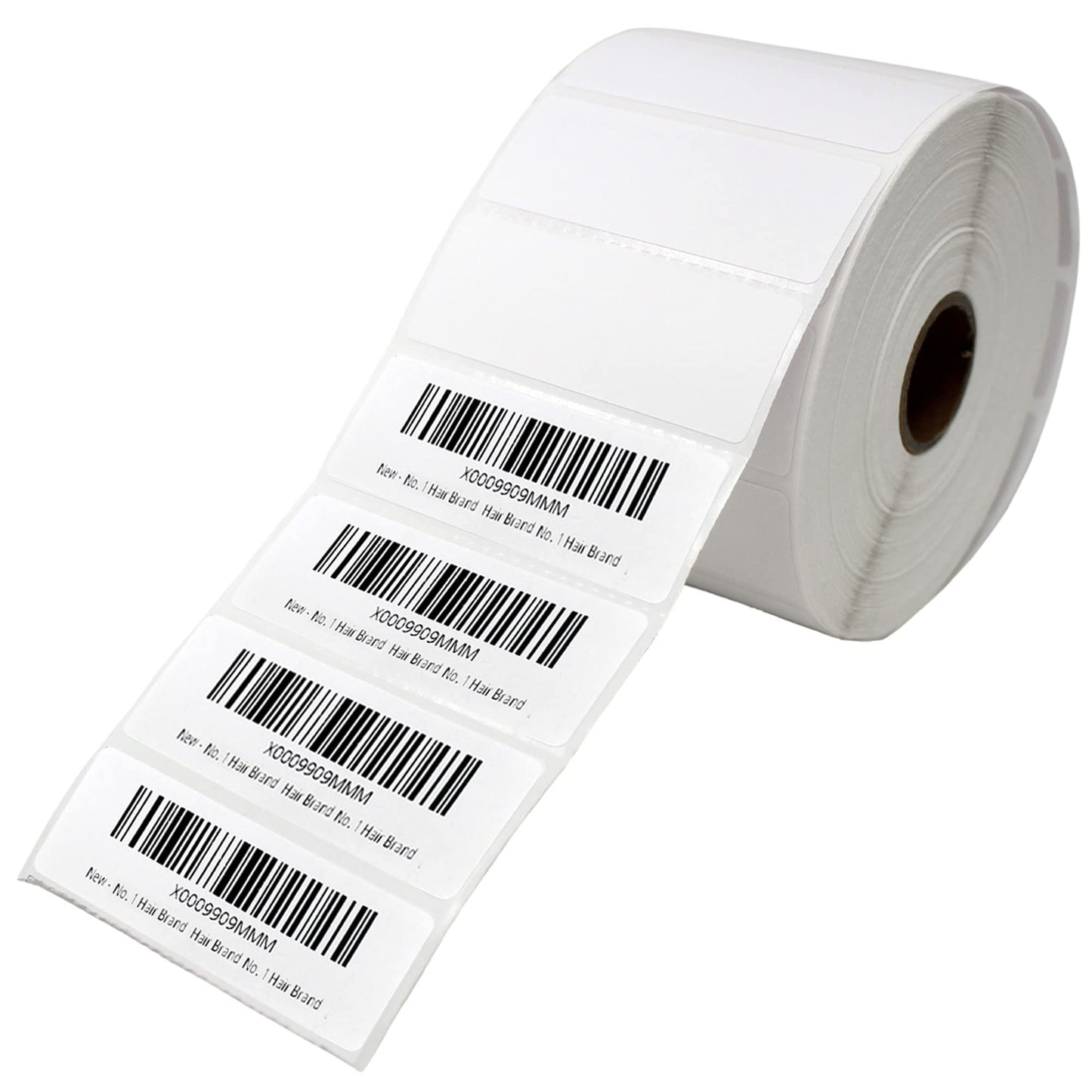 Jumuk Supplies 2 5/8" X 1” Direct Thermal Labels 2000 Per Roll Perforated Sticker for Barcode Shipping Labels Desktop Label Printers for Multipurpose Shipping Address (6 Rolls (12,000 Labels))