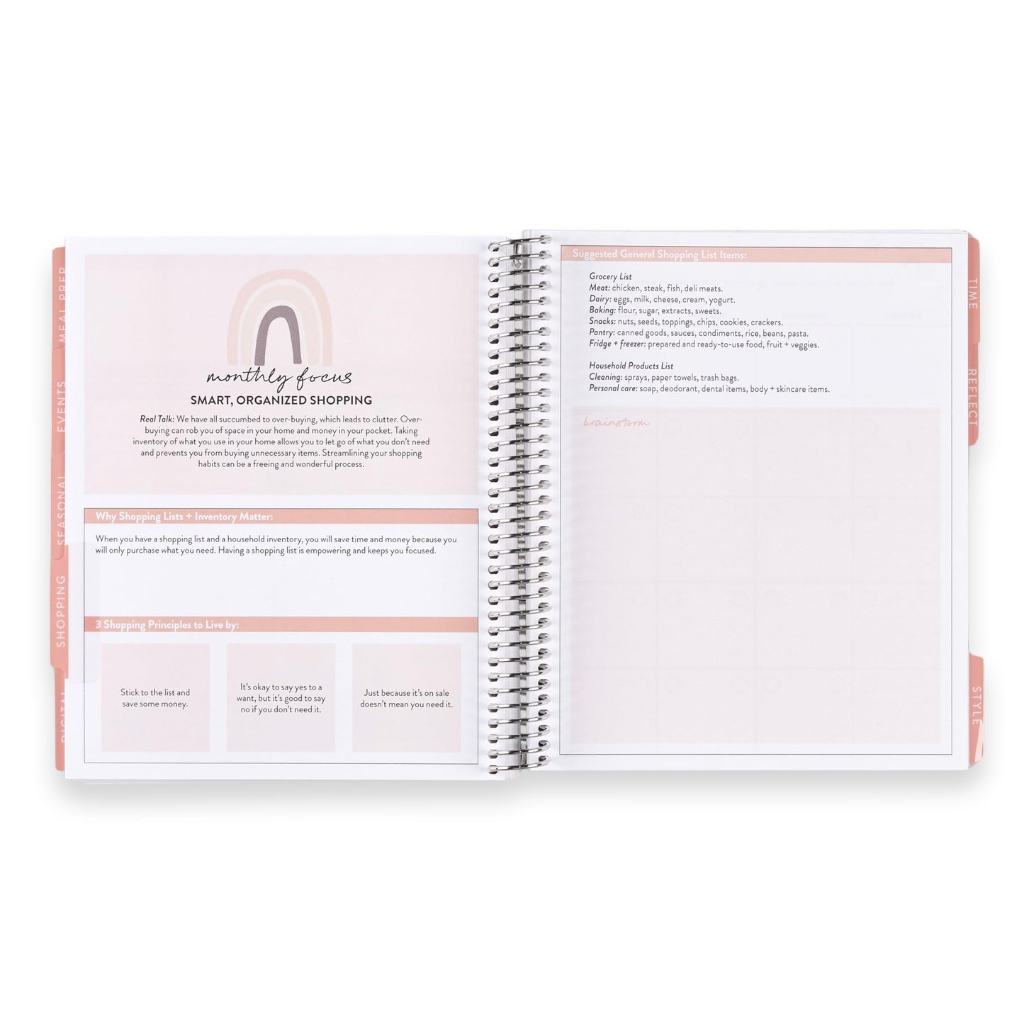Erin Condren 7x9 Home Organization Planner | Learn to Tidy, Organize, & Clean| 124 Pages, 80 lb. Premium Paper, Designed by Erin Condren X Home + Sort