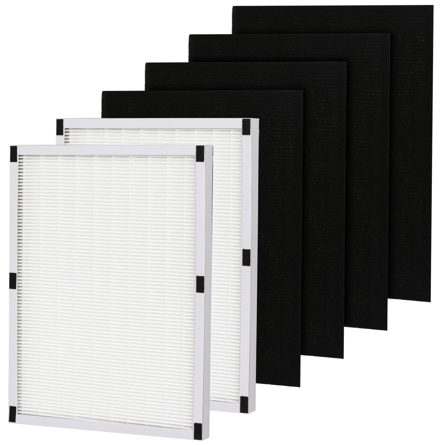 Climestar H13 HEPA Filter Replacement Compatible with Sears/Kenmore 83190 Air Filters fits Kenmore Air Cleaner Models 85250 and 83250 (2-Pack HEPA, 4-Pack Prefilters)