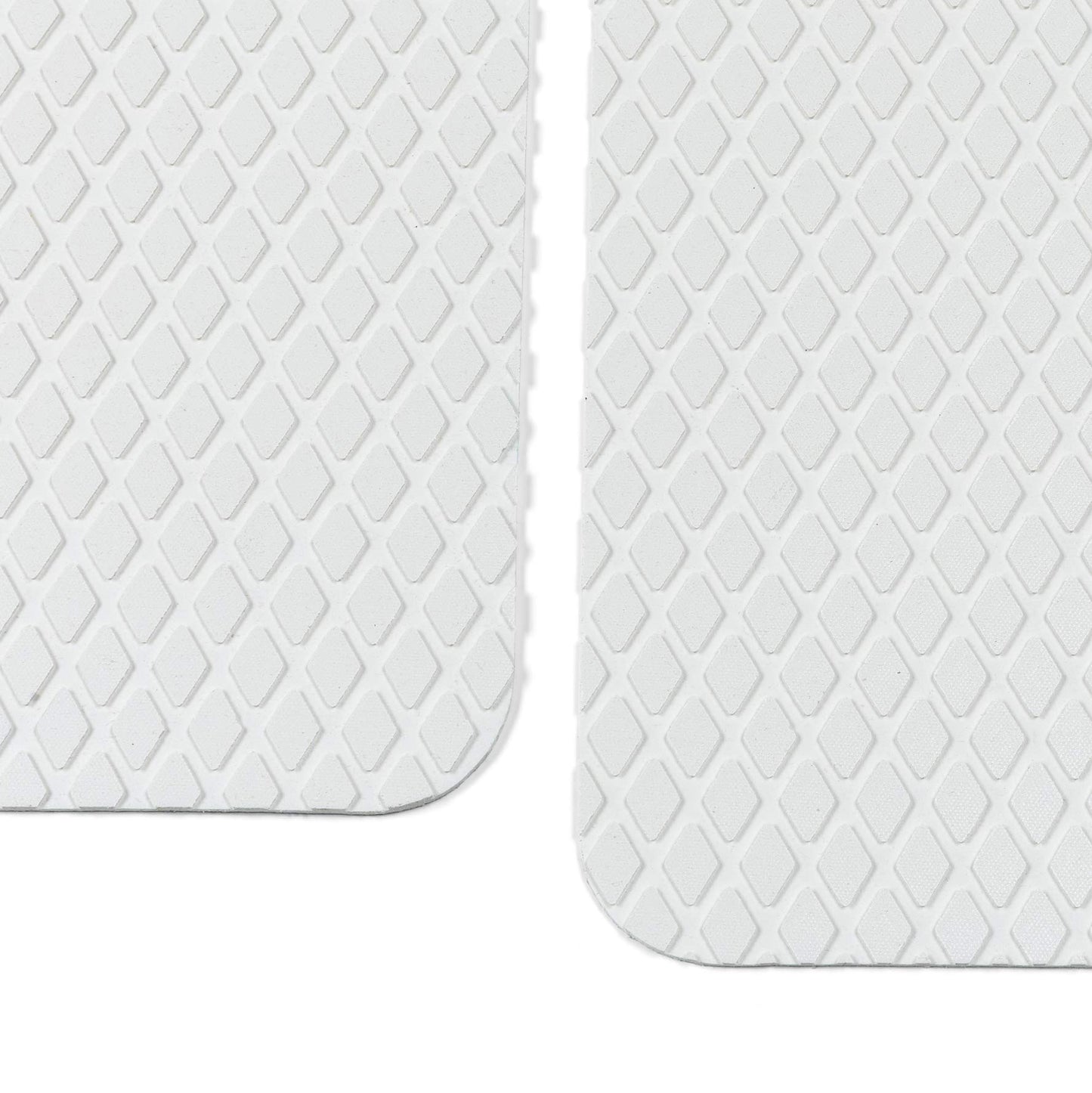 Lewmar Treadmaster Diamond Step Pad, Size 1, Measures 10-34" W x 5-1/4" D, self-Adhesive Backing, Chemical Resistant Nitrite PVC Construction, 2 Pack, White Sand - 2020212501