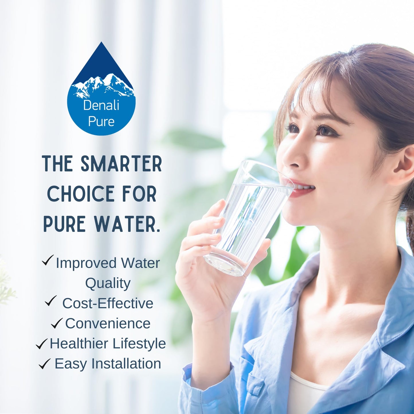 3-Pack Replacement for Bosch B22CS30SNS-01 Refrigerator Water Filter - Compatible with Bosch ULTRACLARITY, 644845 Fridge Water Filter Cartridge