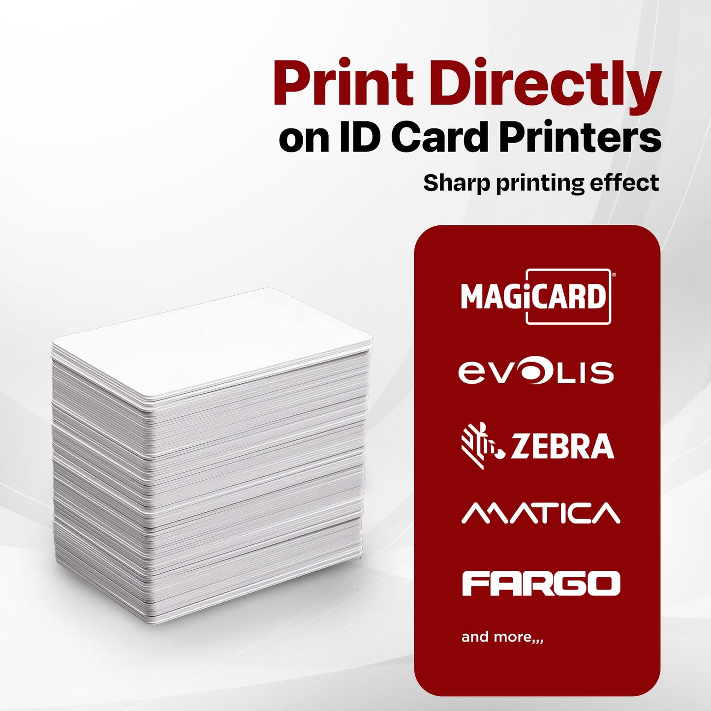 X LINE CR80 30 Mil Graphic Quality 500 Pack PVC Cards