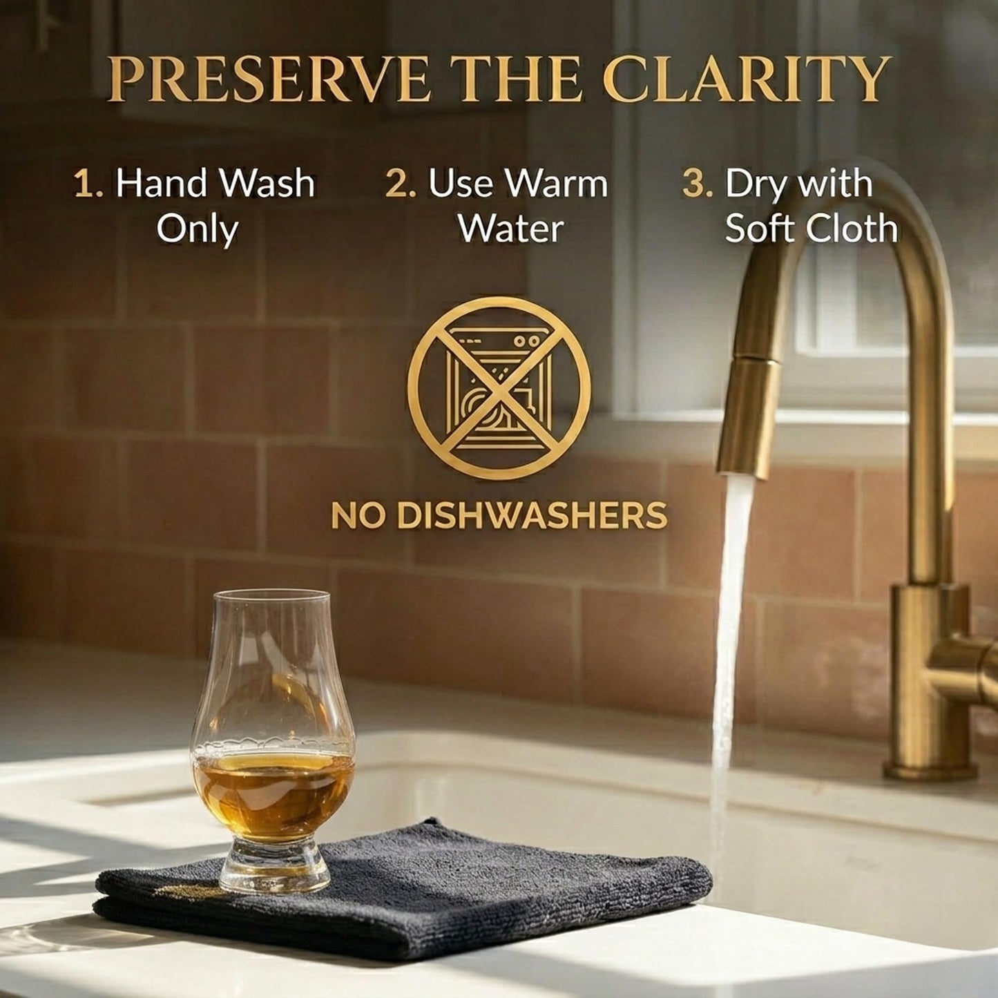 Glencairn Crystal Whiskey Glass, Set of 6, Clear, 6 Pack