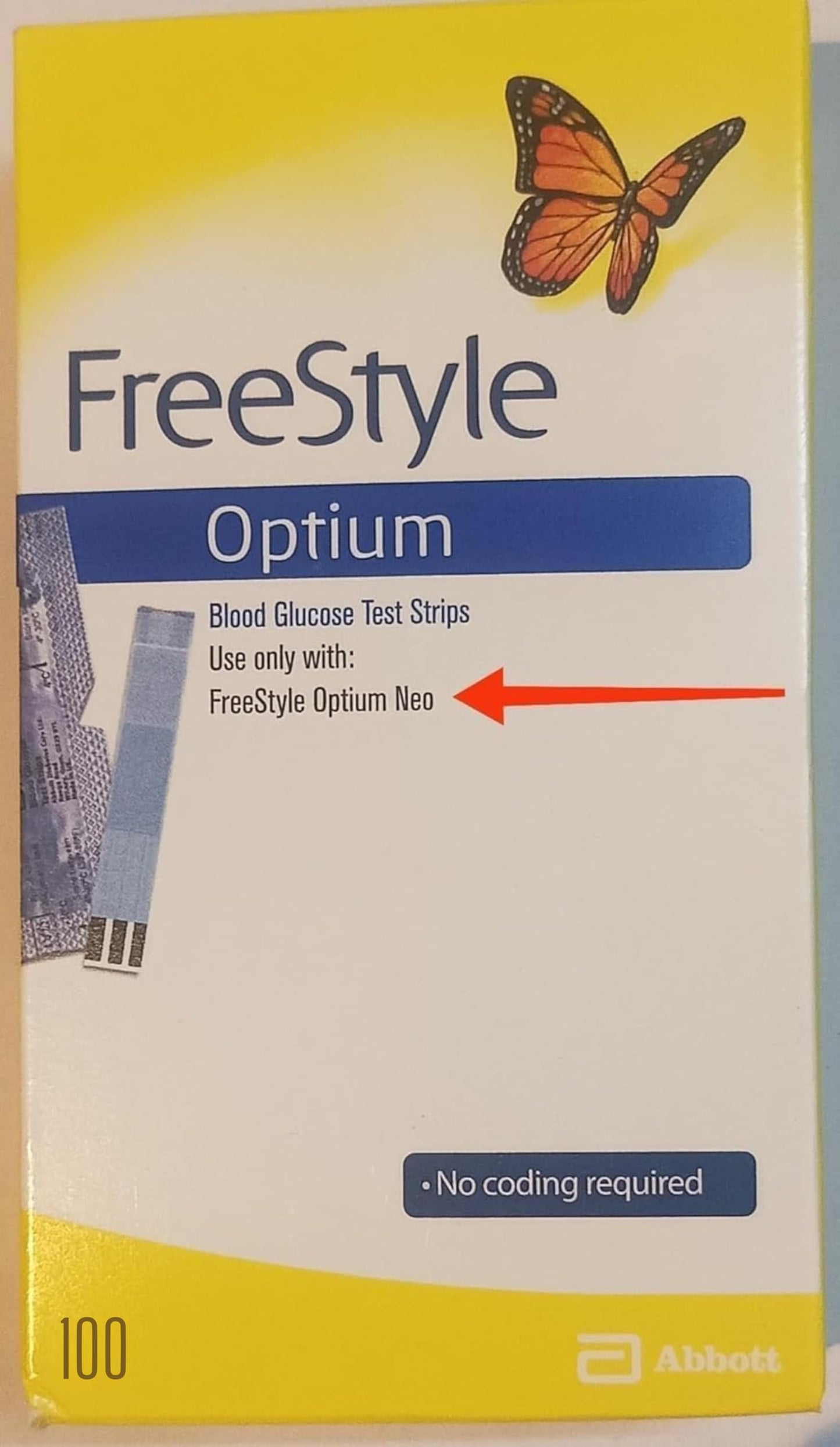 Optium neo H 100 Strips