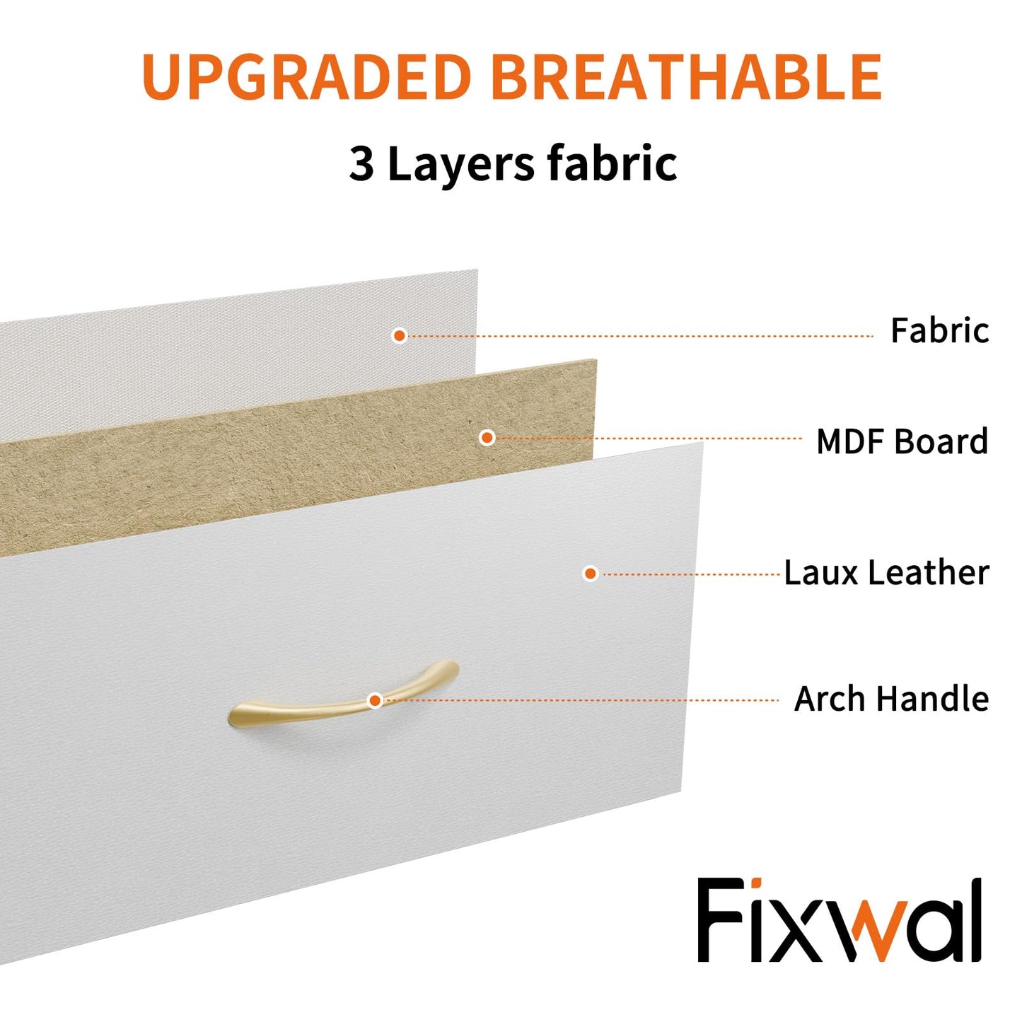 Fixwal Tall Narrow White Dresser for Bedroom, Storage Dresser Organizer with 7 Fabric Drawers, Nightstand Furniture in Closet, Entryway, Hallway