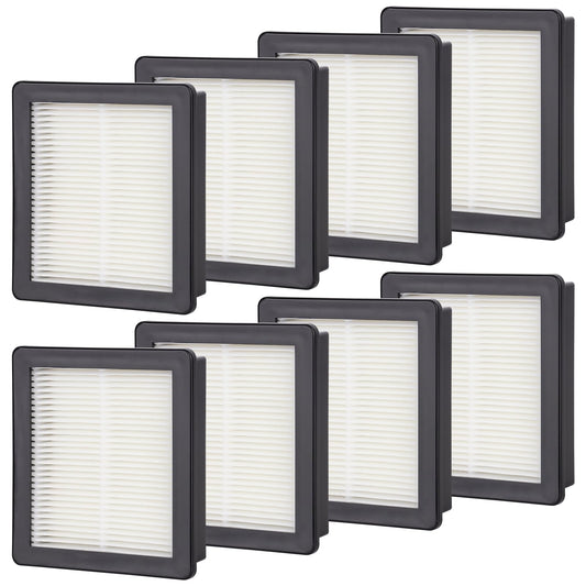 107315 HEPA Filter Replacement Compatible with ProTeam Coach Pro 10, Super Coach Pro 6 GoFree Flex Pro and ProVac FS 6 Washable Resuable Vacuum Filters, Compare to part # 107315 (8 Packs)