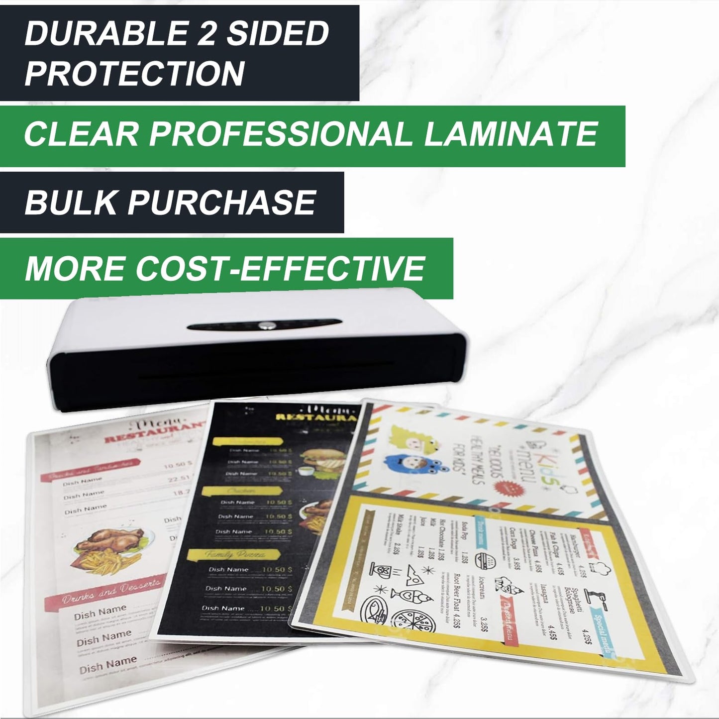 PAPRMA 5 Mil Laminating Sheets 300 Packs, Thermal Laminating Pouches Holds 8.5" x 11" Sheets, Clear Laminator Plastic Paper 9 x 11.5 Inches - Rounded Corner Letter Size