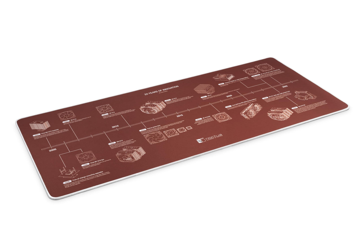 Noctua NP-DM3 20-Year Anniversary Desk Mat, 90x40cm (Brown)
