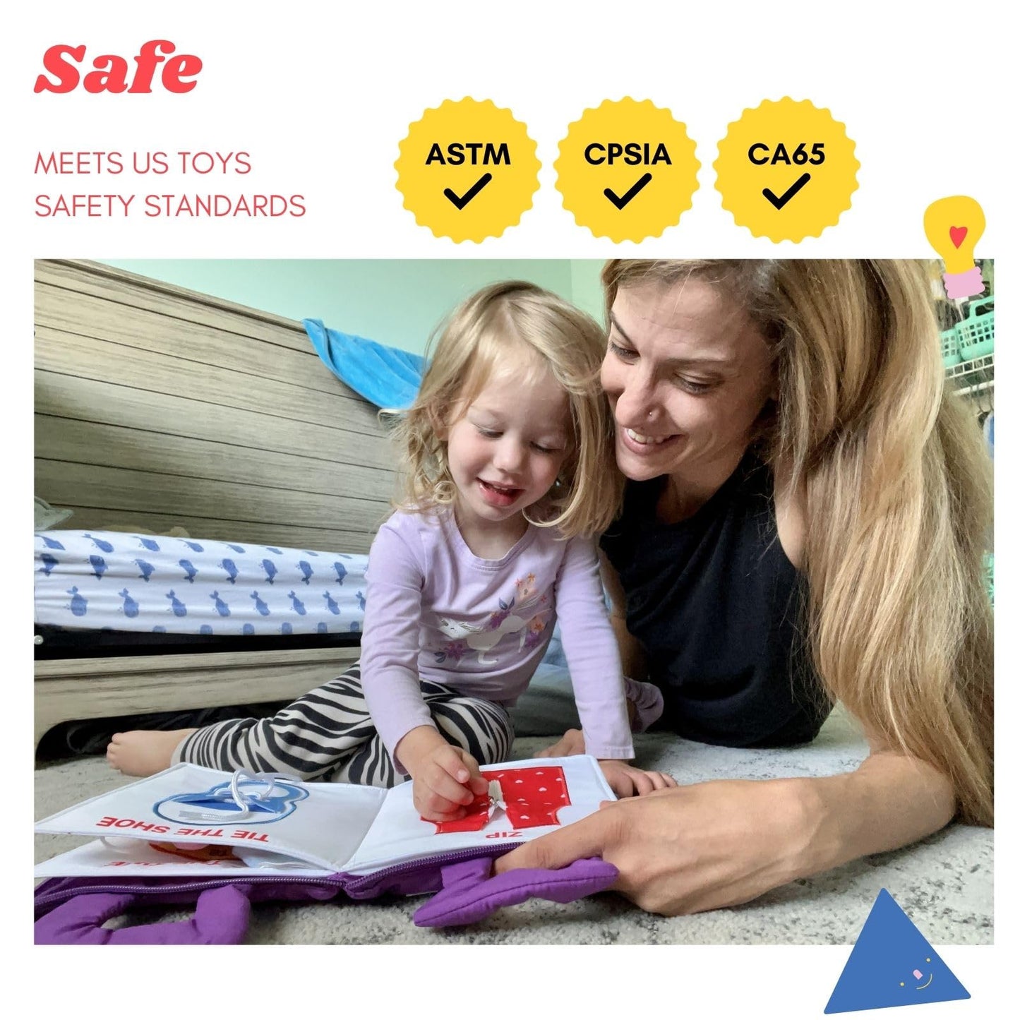 BAVY My Quiet Book - Toddler Travel Car Plane Airplane - No Parts to Get Lost - Activity Montessori Board Book, Travel Toys for Toddlers 1-3, Gifts for 1 2 3 4 Year Old, Birthday Gifts Toys Age 2-4