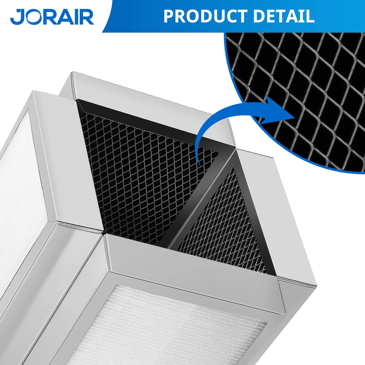 50 Replacement Filters For MA Series Model 50 Air Purifier 3-in-1 with Activated Carbon, 2 Pack