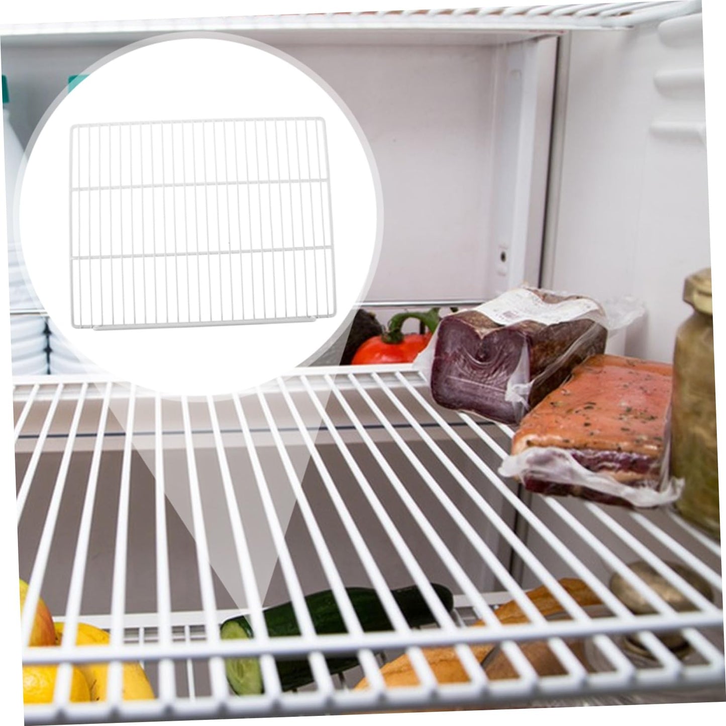 ELAYARD Refrigerator Shelf Replacement Refrigerator Metal Wire Shelves Fridge Organizer for Commercial and Home Use